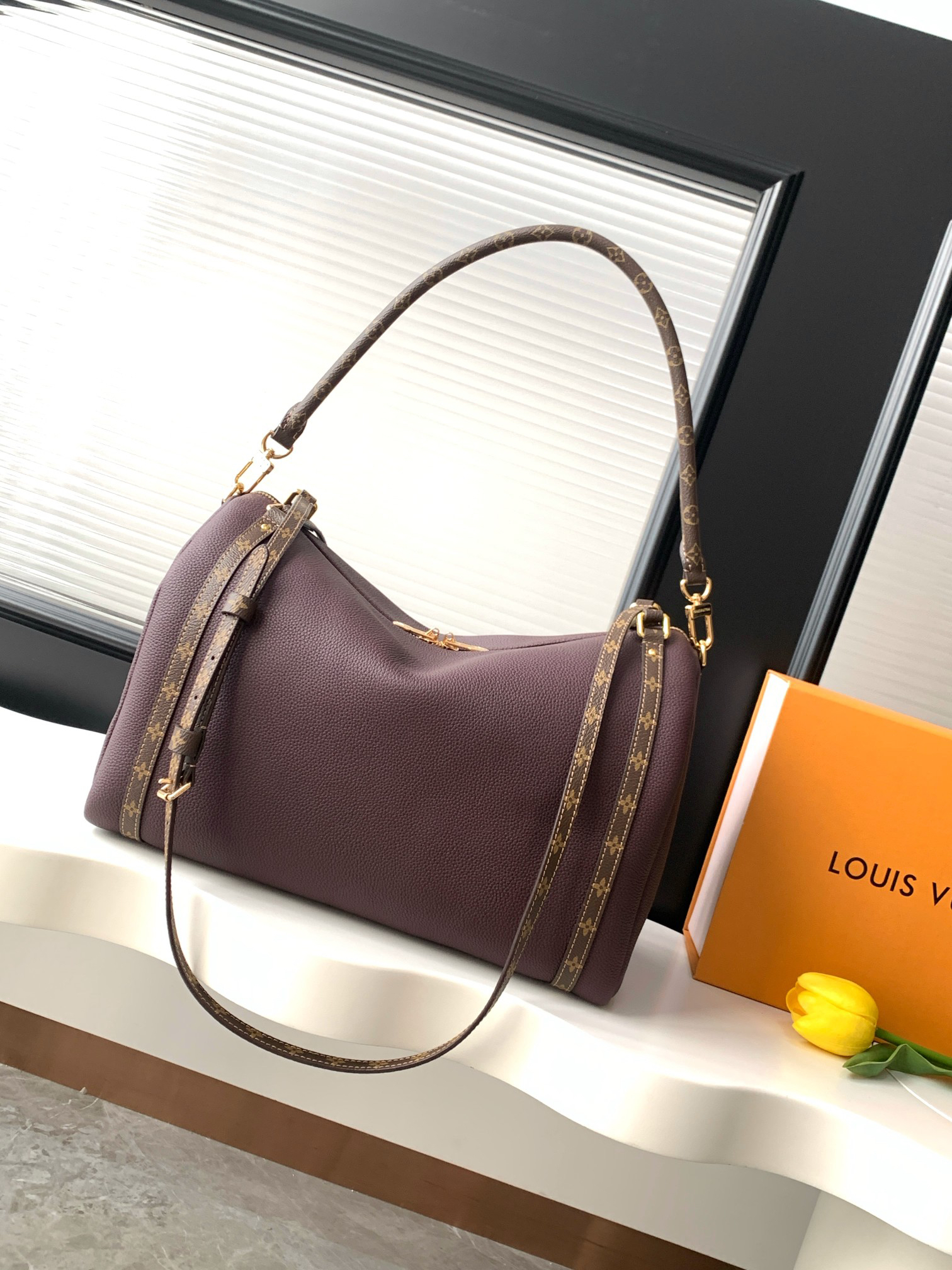 Louis Vuitton Express Medium Handbag in Brown Monogram - Image 3
