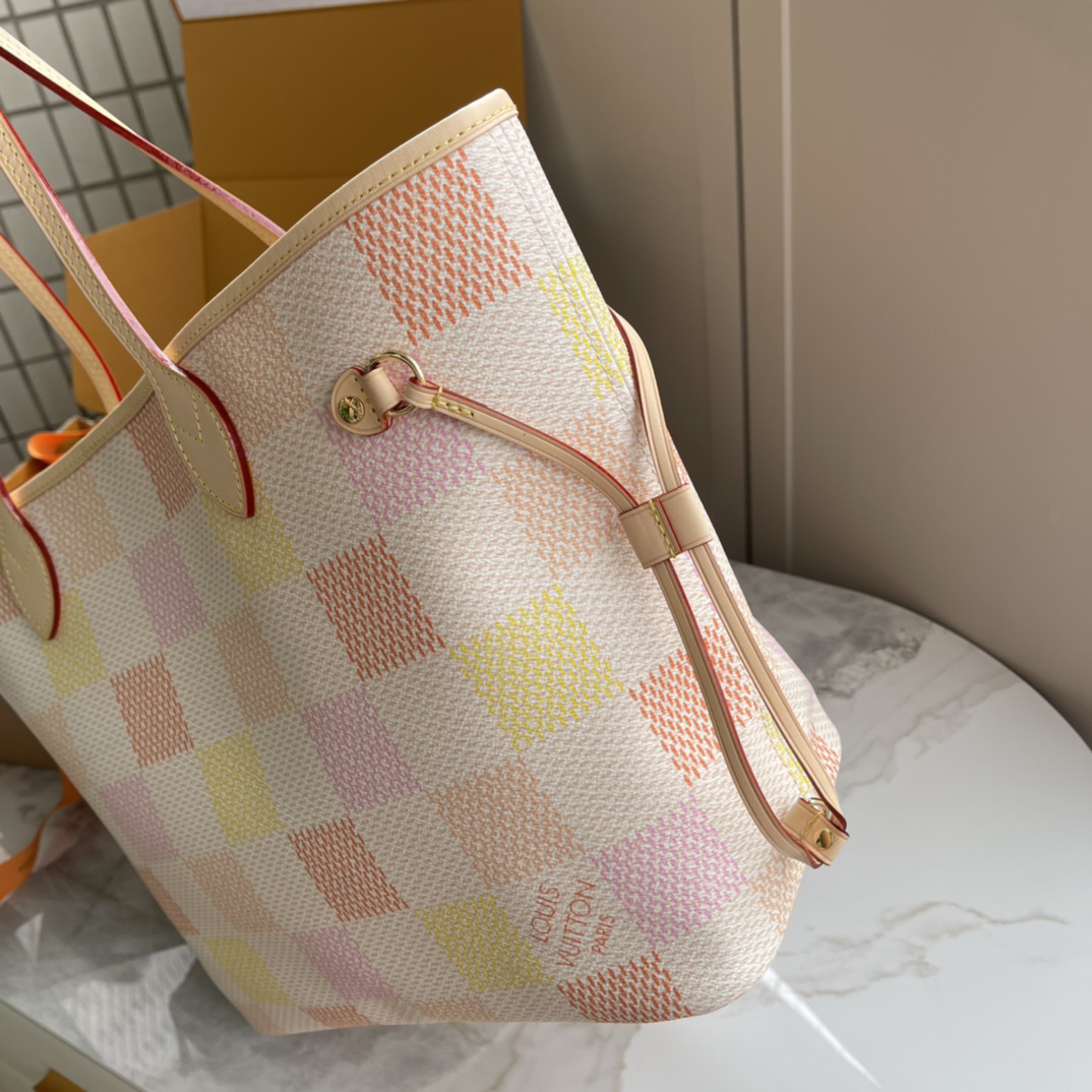 Louis Vuitton Neverfull MM Damier Giant Tote Bag - Image 3