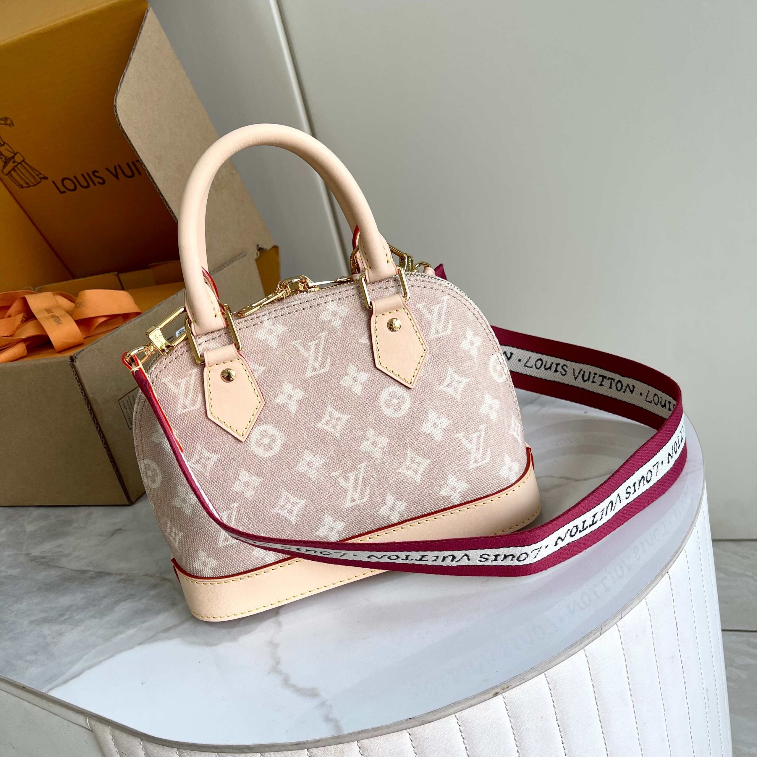Louis Vuitton Alma BB Meowgram Canvas Handbag - Image 3