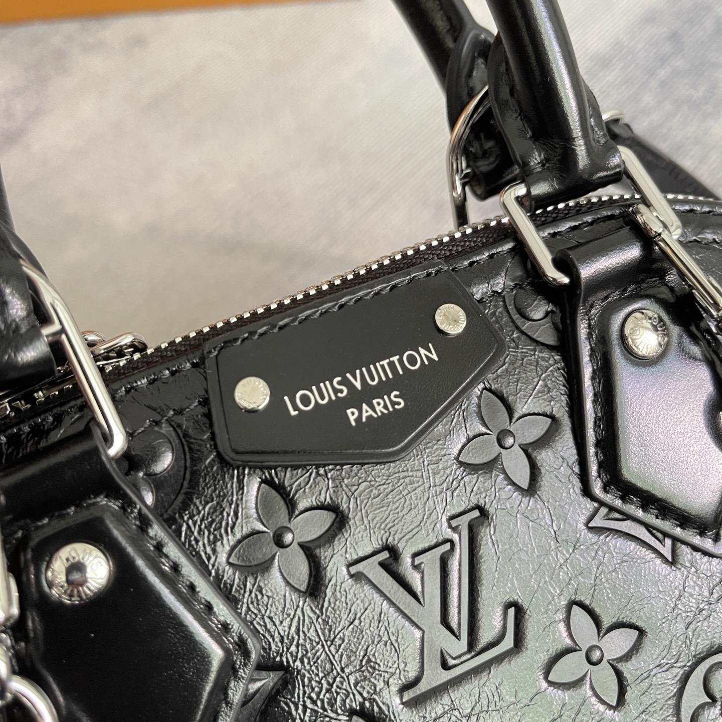 Louis Vuitton Alma BB Monogram Saga Handbag - Image 3