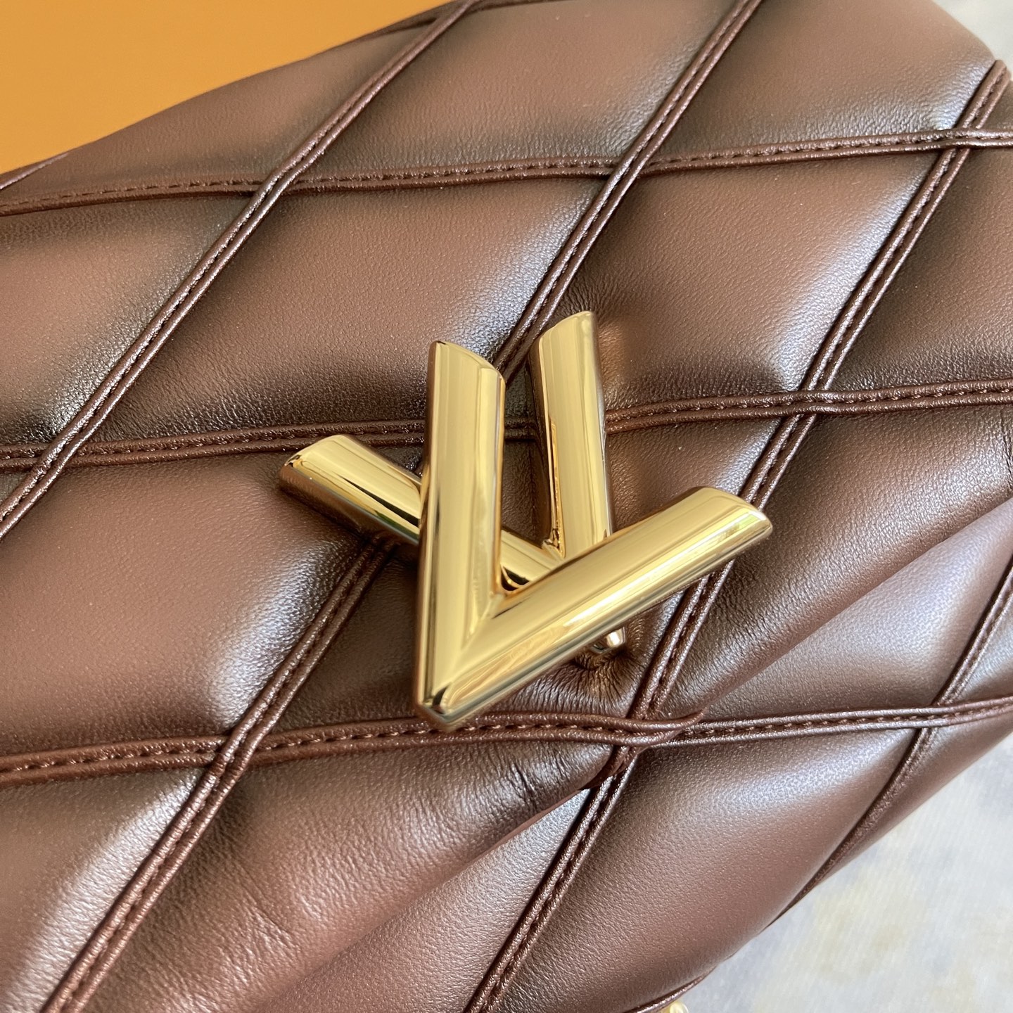 Louis Vuitton GO-14 MM Quilted Lambskin Handbag - Image 3