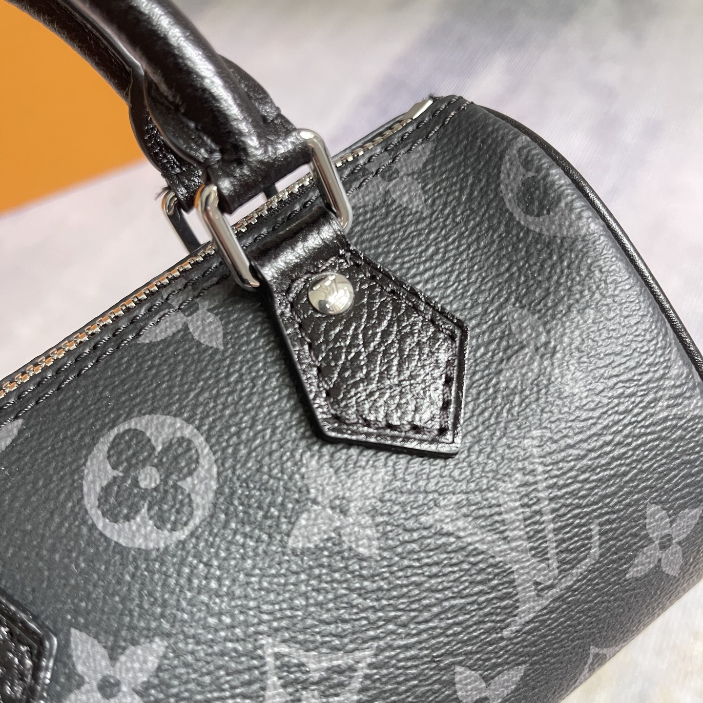 Louis Vuitton Nano Speedy Monogram Eclipse Handbag M26573 - Image 3