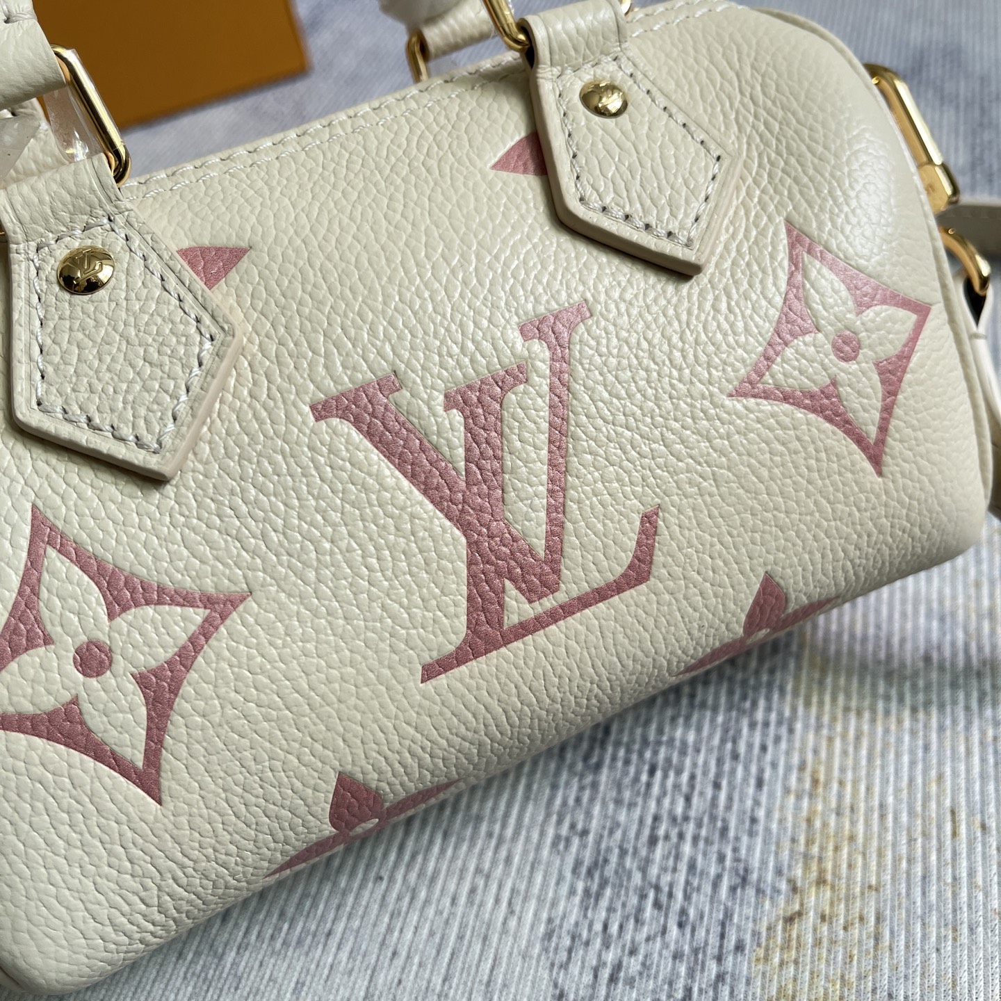 Louis Vuitton Nano Speedy Handbag in Monogram Empreinte Leather - Image 3