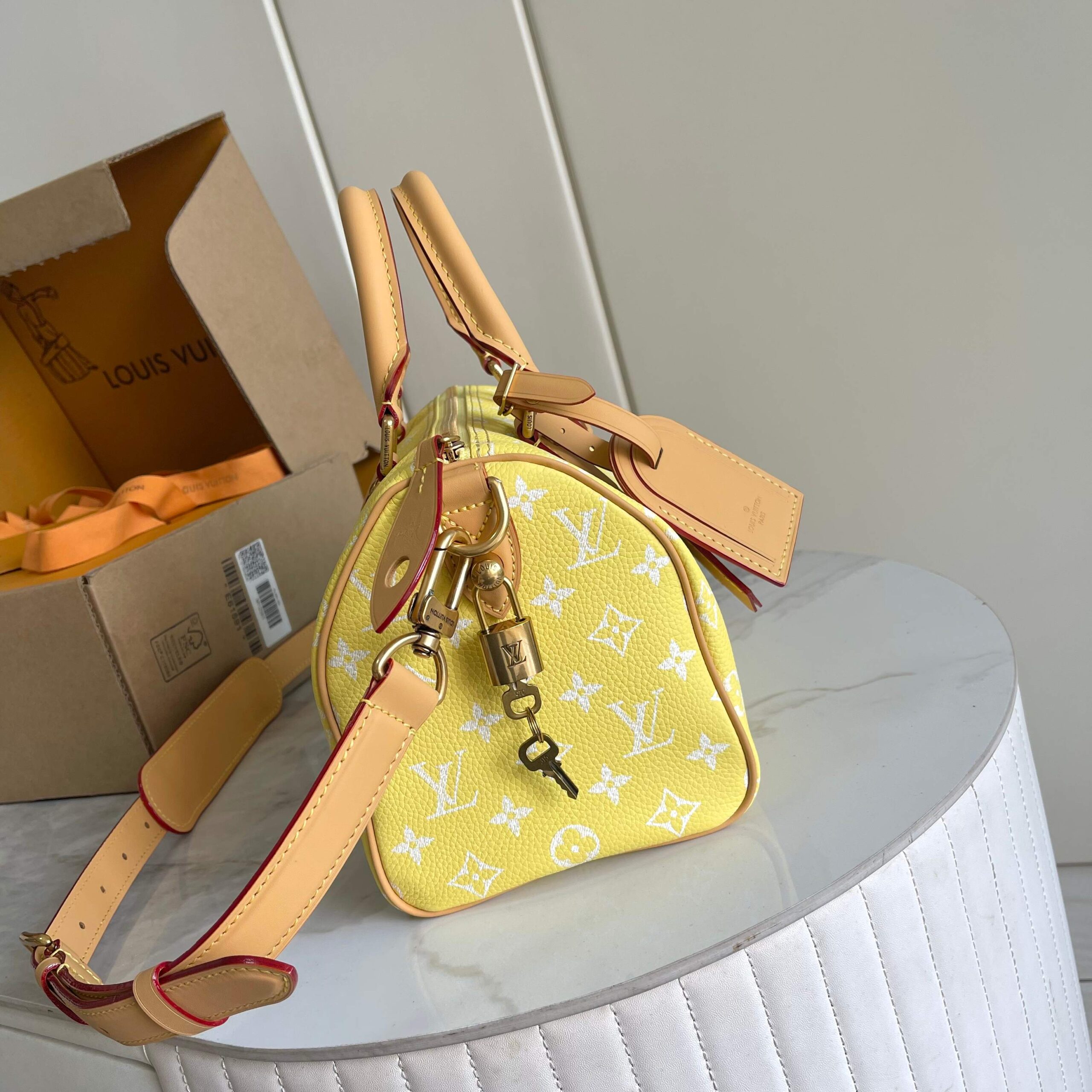 Speedy P9 Bandoulière 25 Monogram Leather Handbag - Image 3