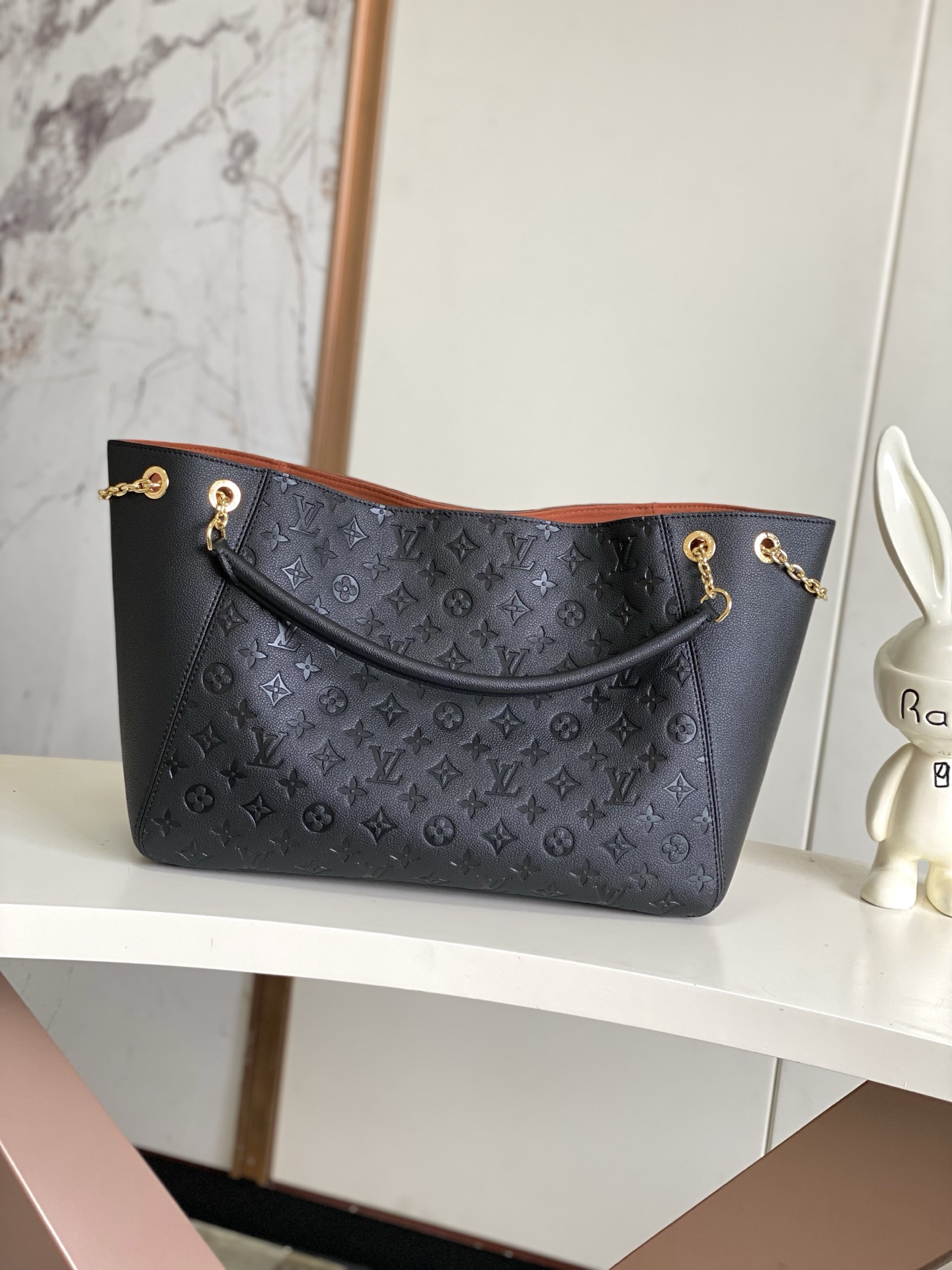 Louis Vuitton Anytime Medium Crossbody Bag in Black Monogram Empreinte Leather - Image 3