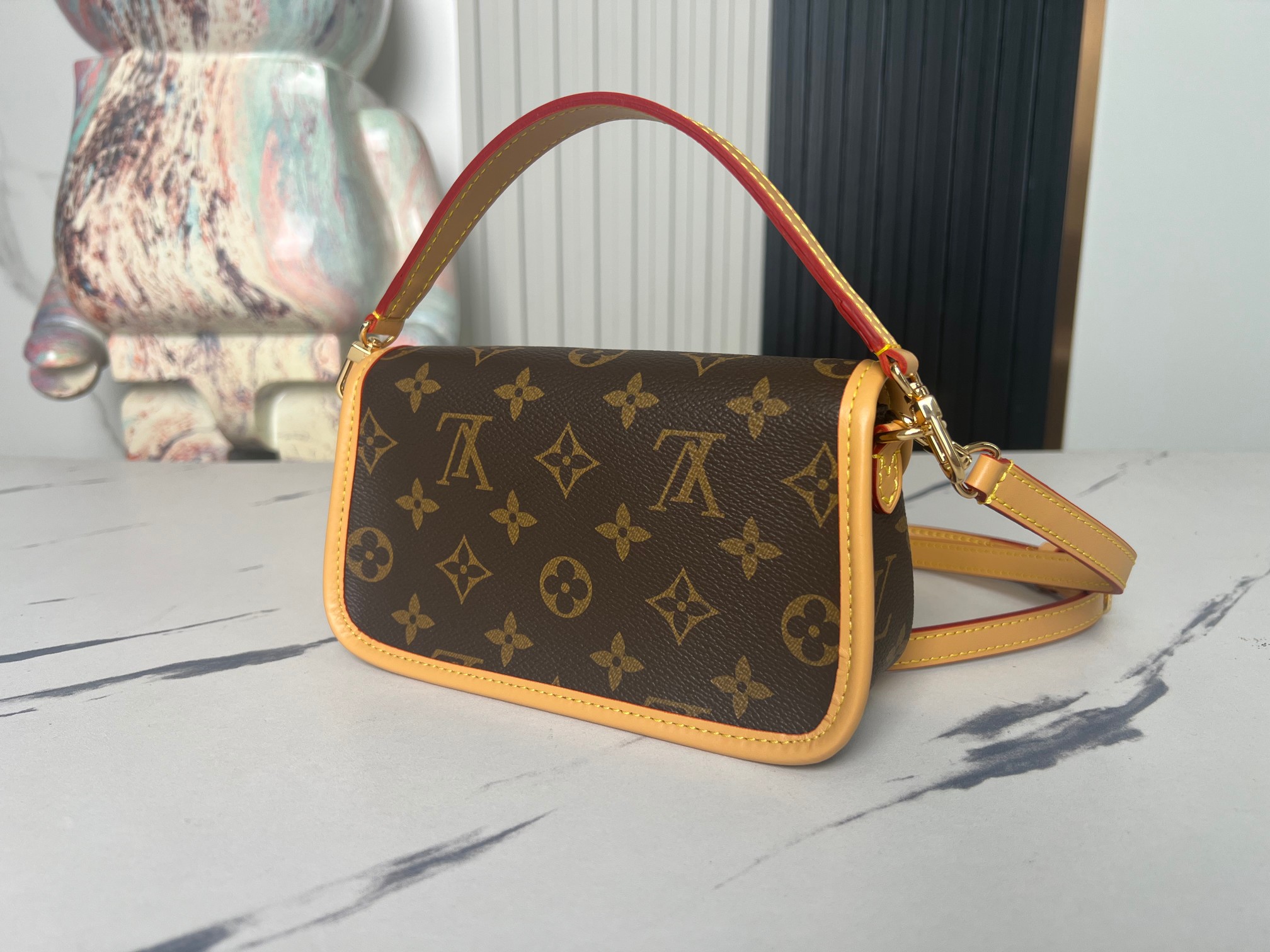Louis Vuitton Nano Diane Monogram Canvas Handbag - Image 3