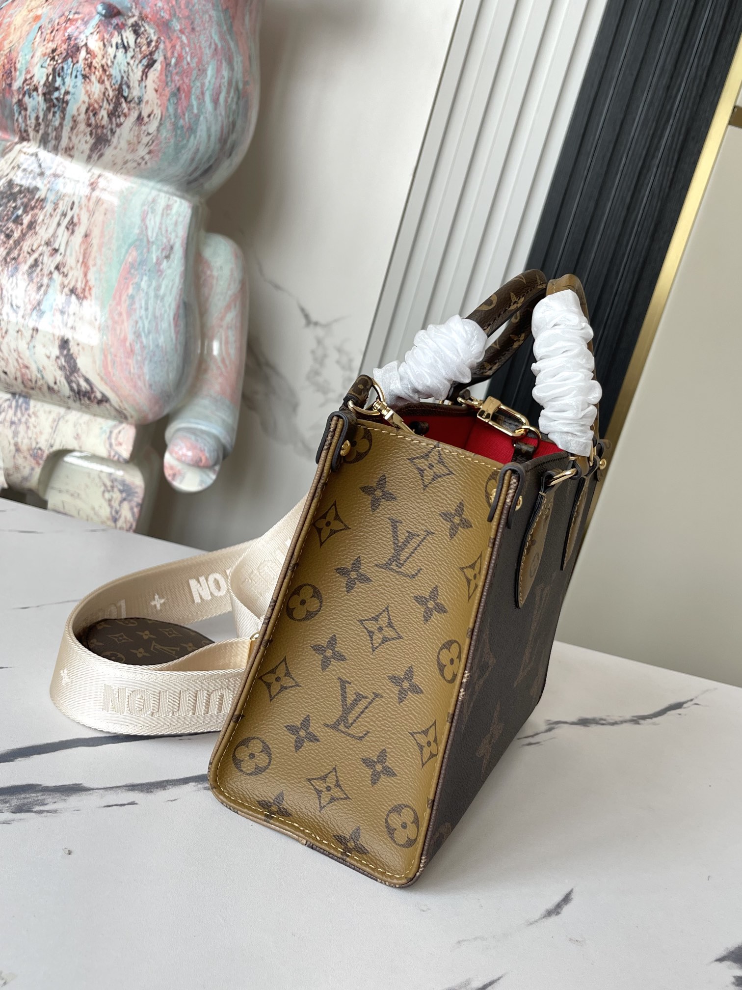 Louis Vuitton OnTheGo PM Monogram Reverse Tote Bag M46373 - Image 3