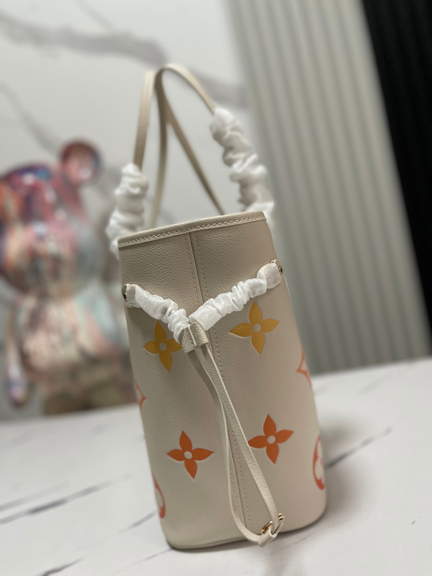 Louis Vuitton Neverfull MM Tote Bag in Monogram Empreinte Leather - Image 3