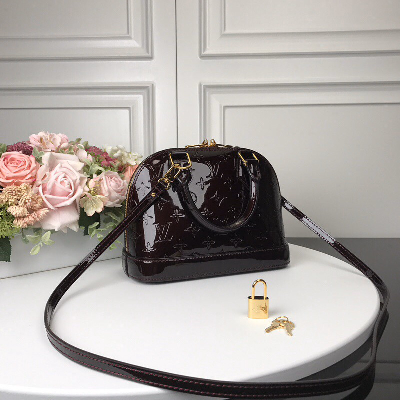 Louis Vuitton Alma BB Handbag in Brown Epi Leather - Image 3