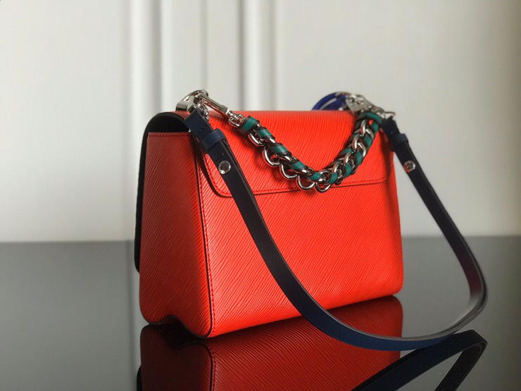 Louis Vuitton Twist Medium Crossbody Bag in Red Epi Leather - Image 3