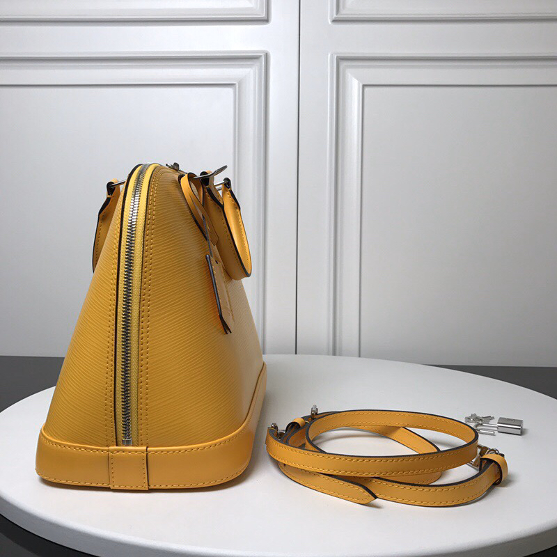Louis Vuitton Alma Handbag M40302 in Yellow Epi Leather - Image 3