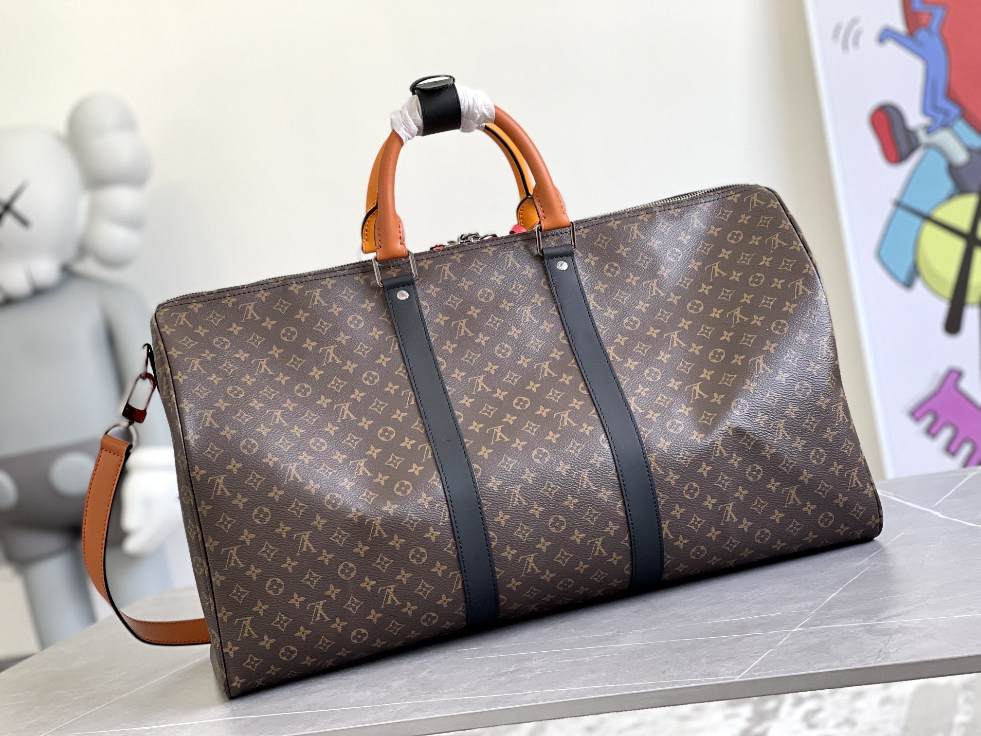 Louis Vuitton M56856 Keepall Bandouliere Travel Bag - Image 3