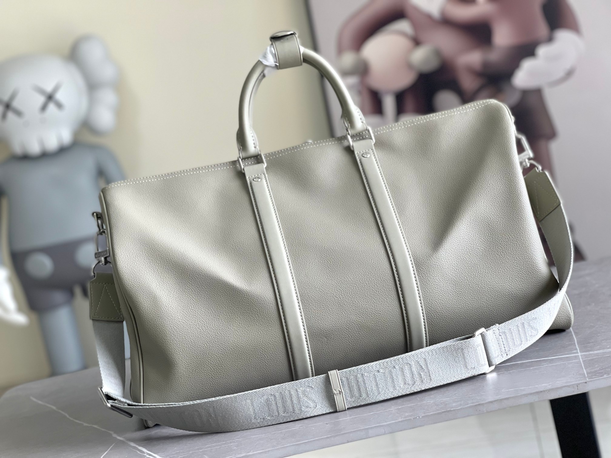 Louis Vuitton Keepall Bandoulière 50 Travel Bag - Image 3