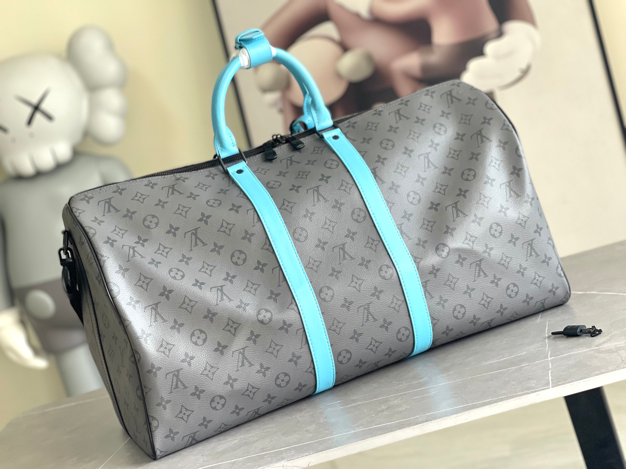 Louis Vuitton Basketball Keepall 55 Travel Bag M11480 - Image 3