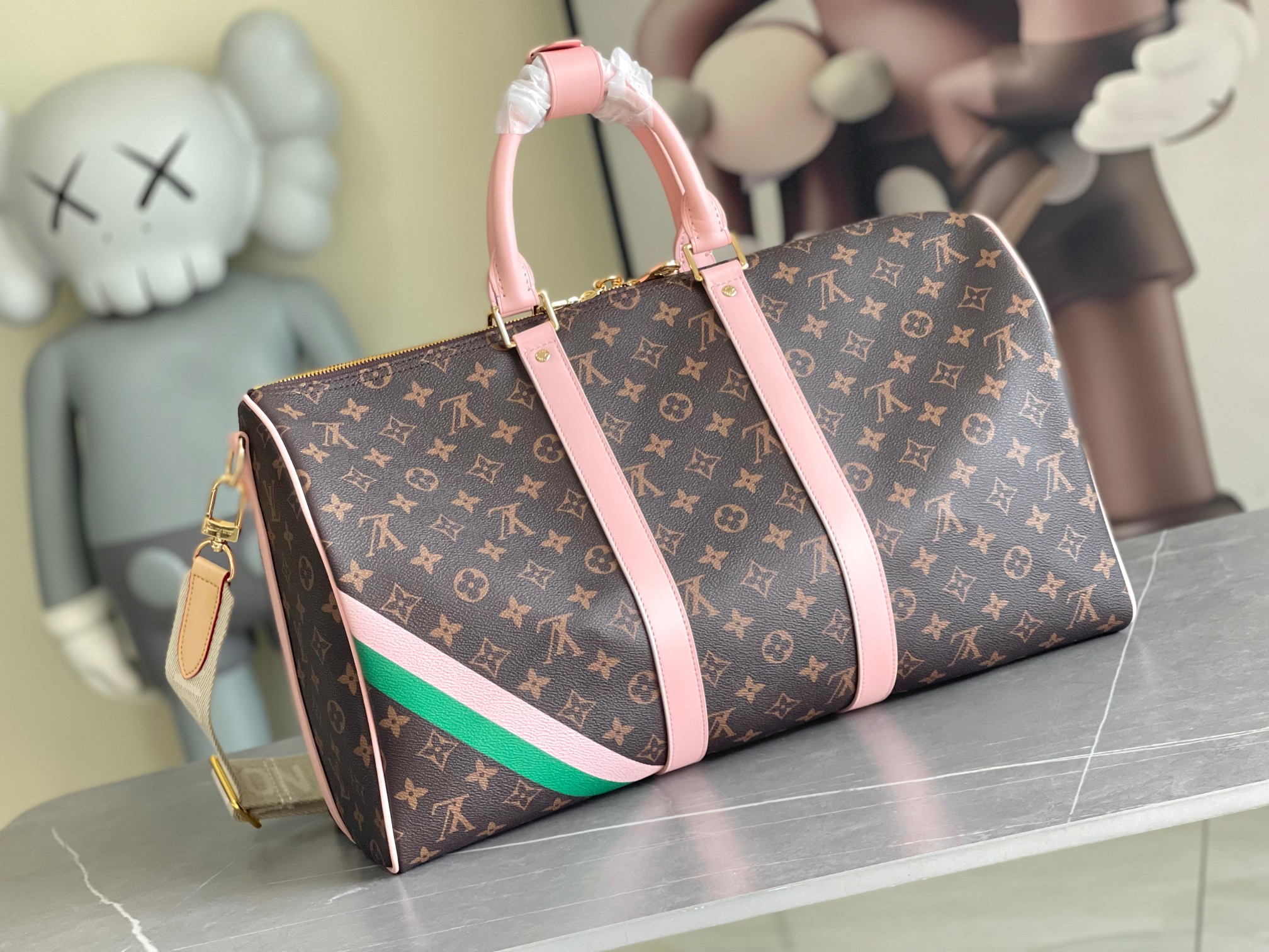 Louis Vuitton Keepall 45 Travel Bag - Image 3