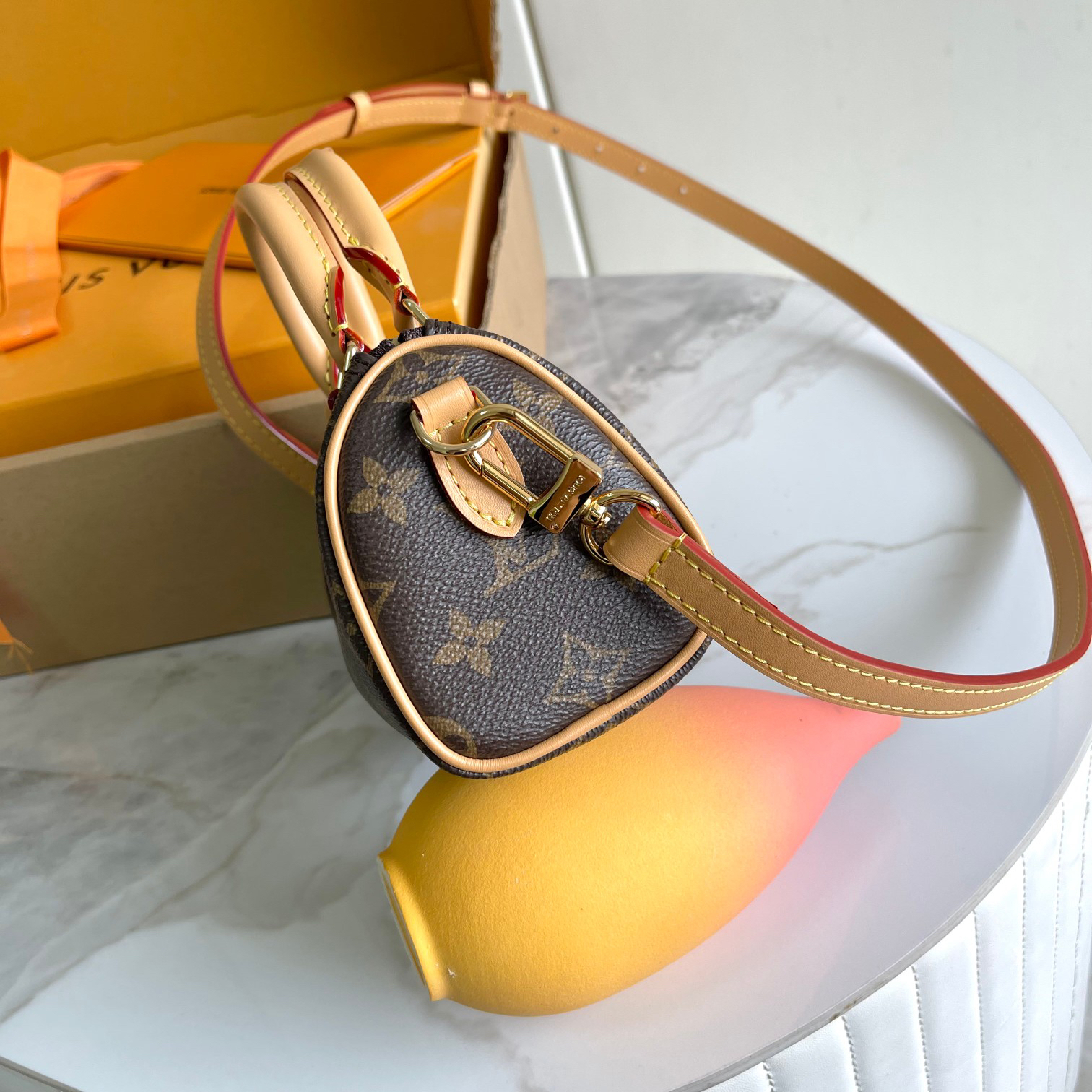 Louis Vuitton Nano Speedy Monogram Canvas Bag M81085 - Image 3