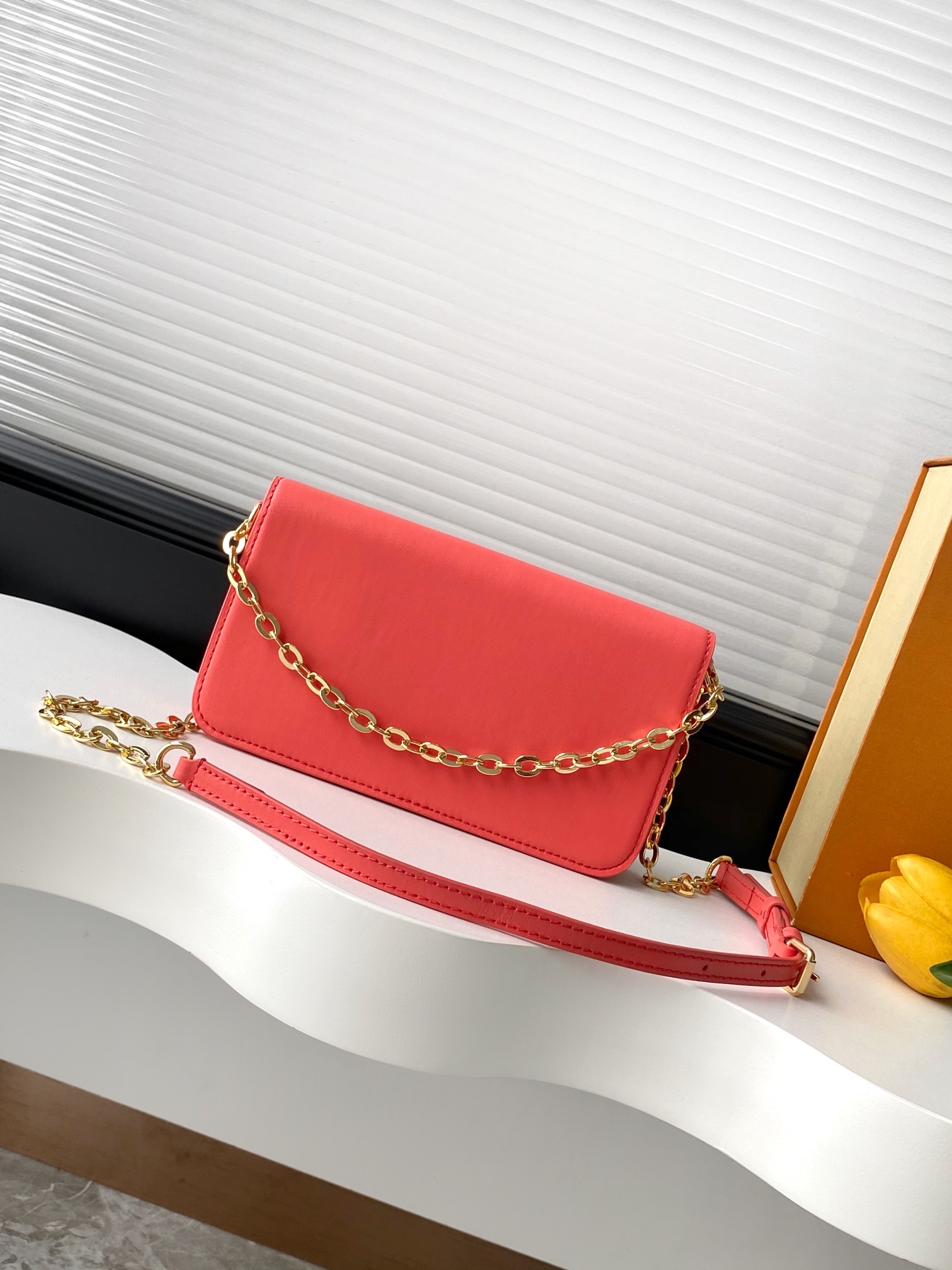 Louis Vuitton LV Bloom Wallet on Chain Crossbody Bag - Image 3