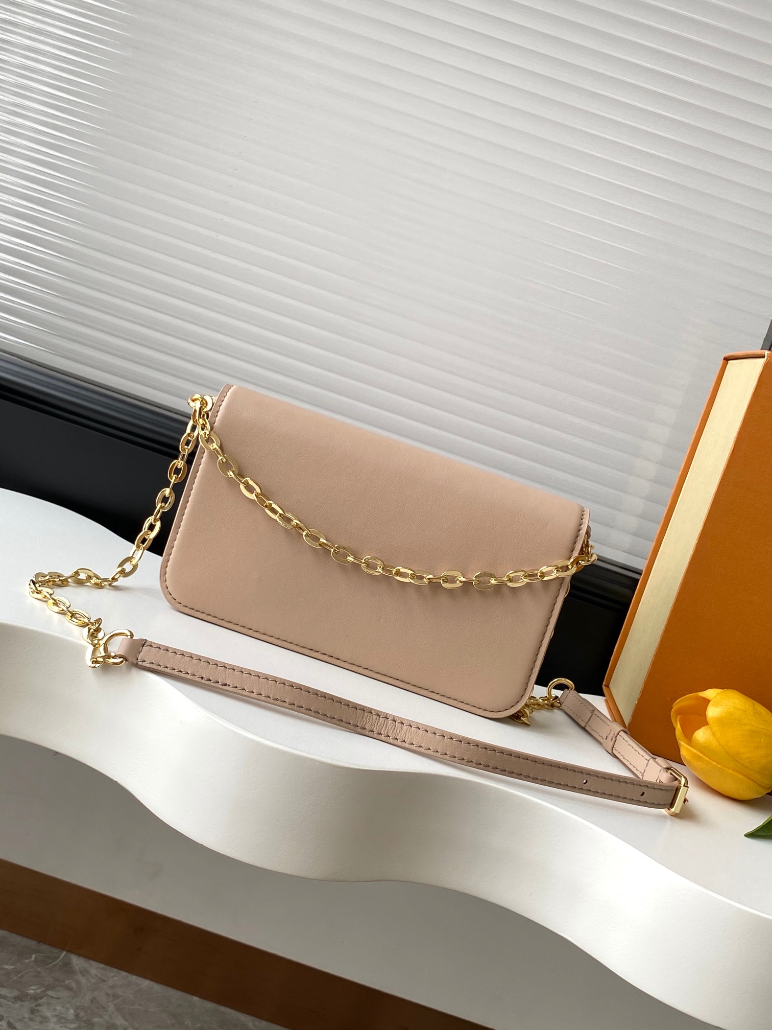 Louis Vuitton LV Bloom Wallet On Chain Crossbody Bag - Image 3