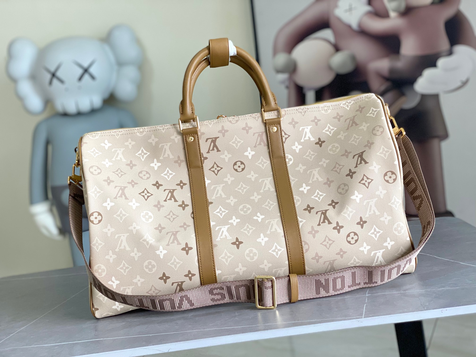 Louis Vuitton Keepall Bandoulière 50 Travel Bag M29159 - Image 3