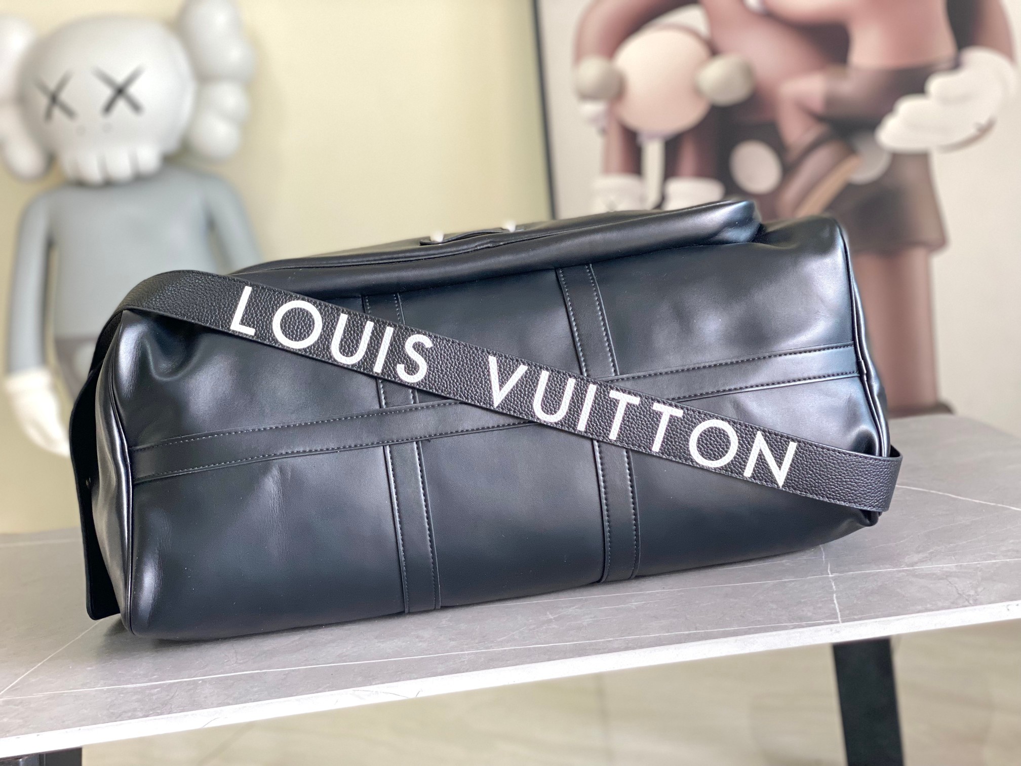 Louis Vuitton Keepall Bandoulière 50 Travel Bag - Image 3