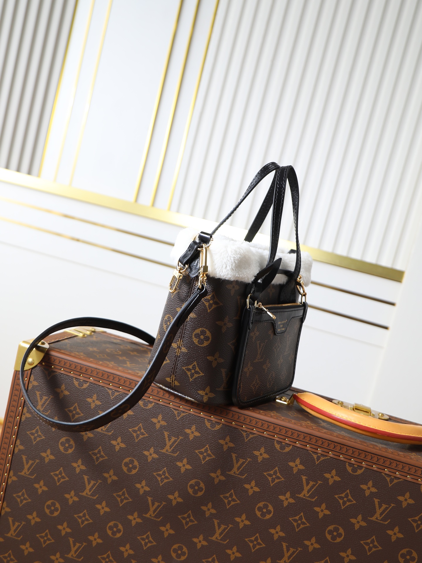 Louis Vuitton Neverfull Bandouliere Inside Out BB Handbag M26315 - Image 3