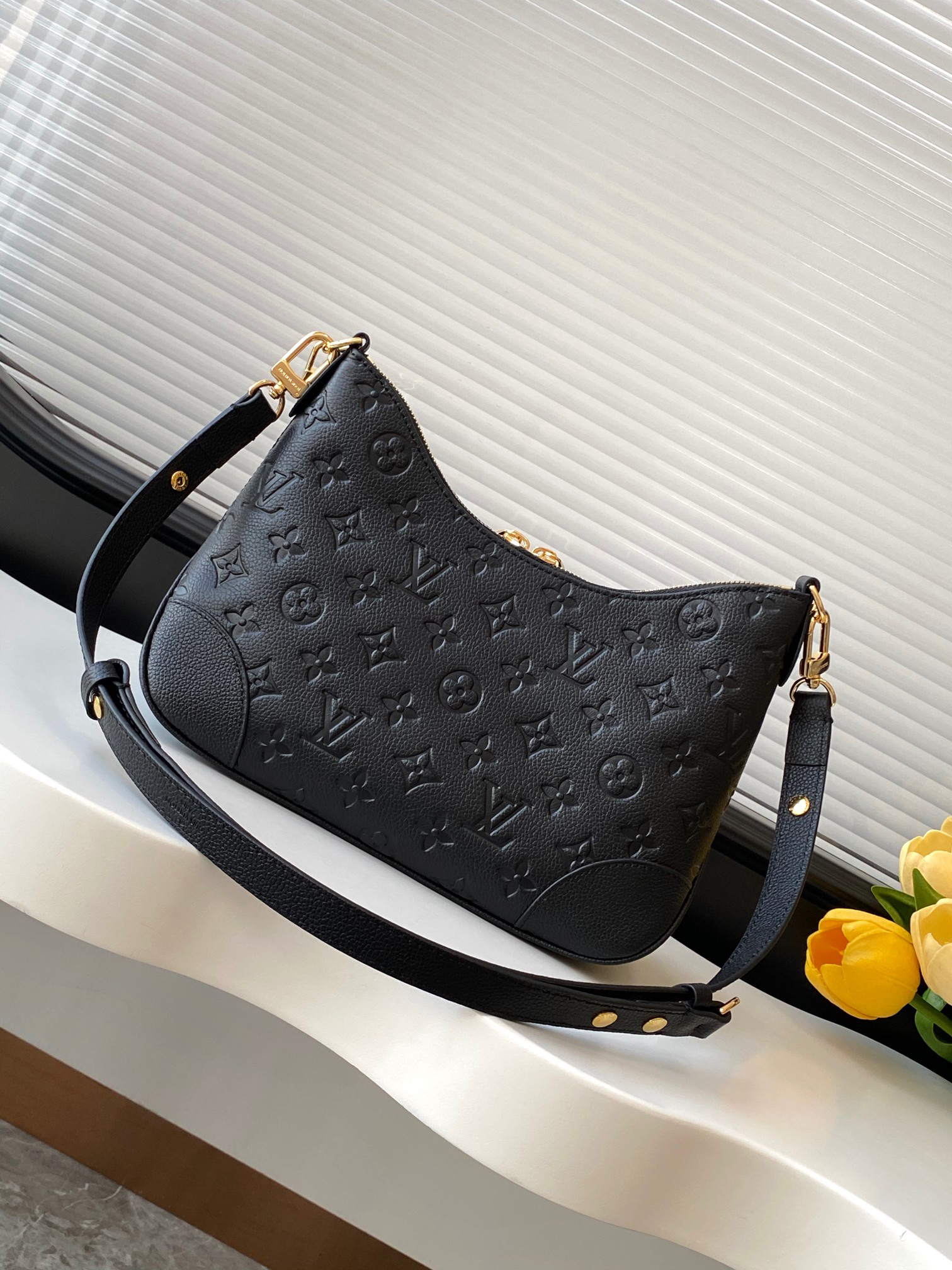 Boulogne Shoulder Bag in Monogram Empreinte Leather - Image 3