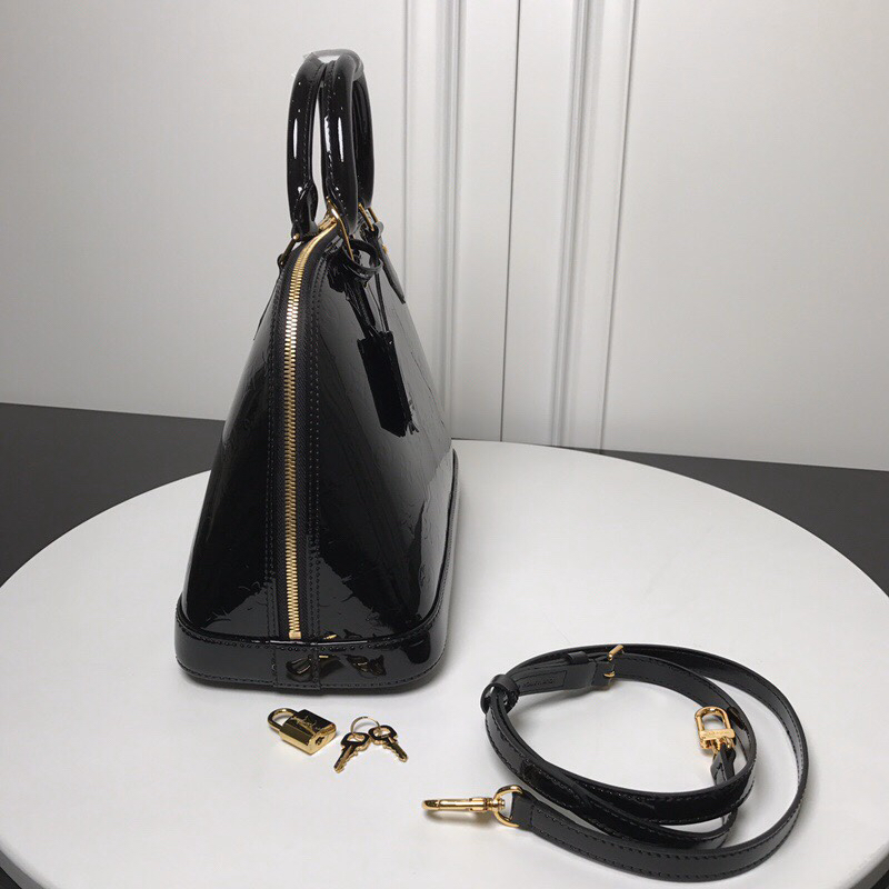 Alma M93595 Monogram Vernis Handbag - Image 3