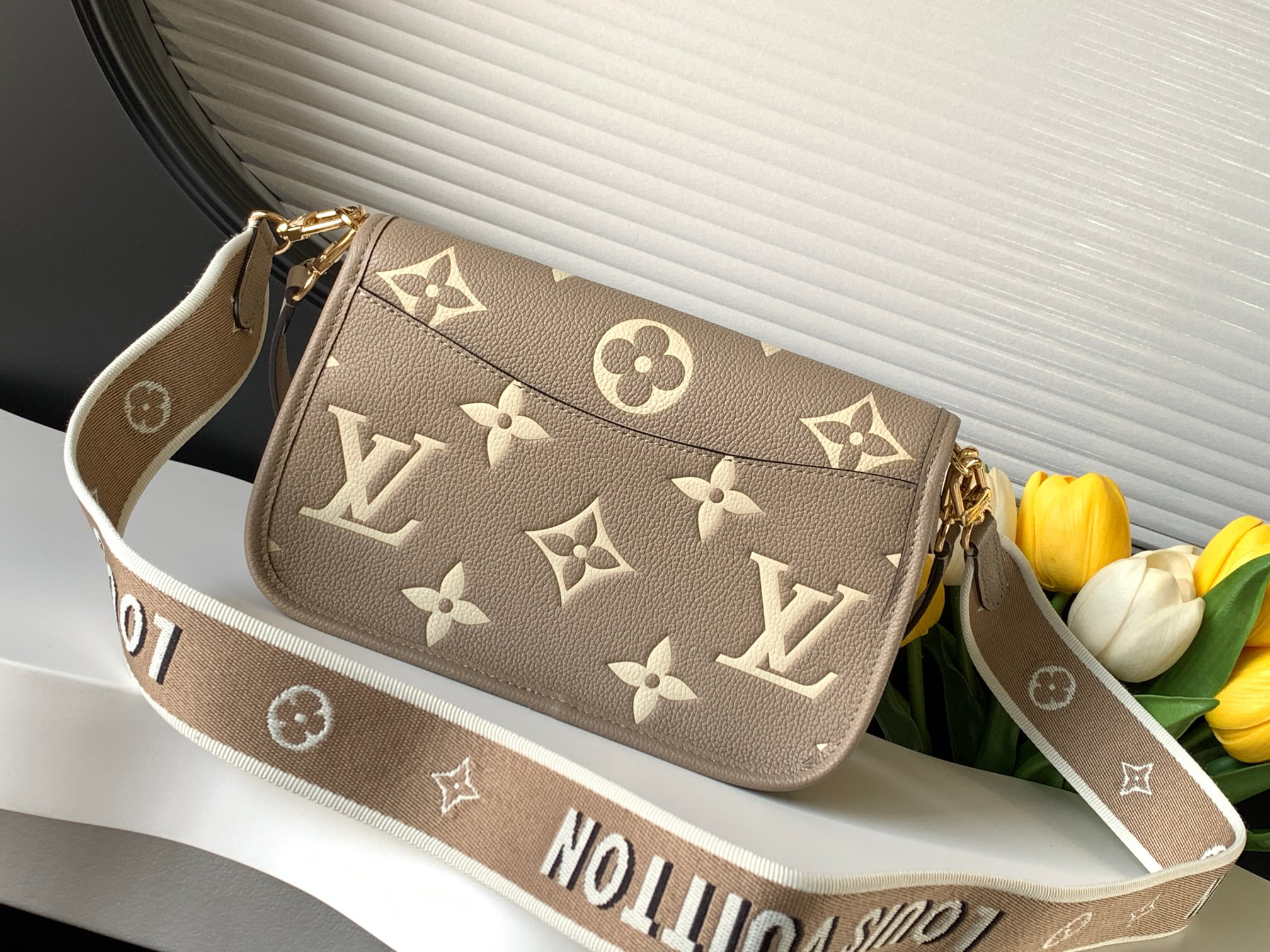 Louis Vuitton Diane Crossbody Bag in Monogram Empreinte Leather - Image 3