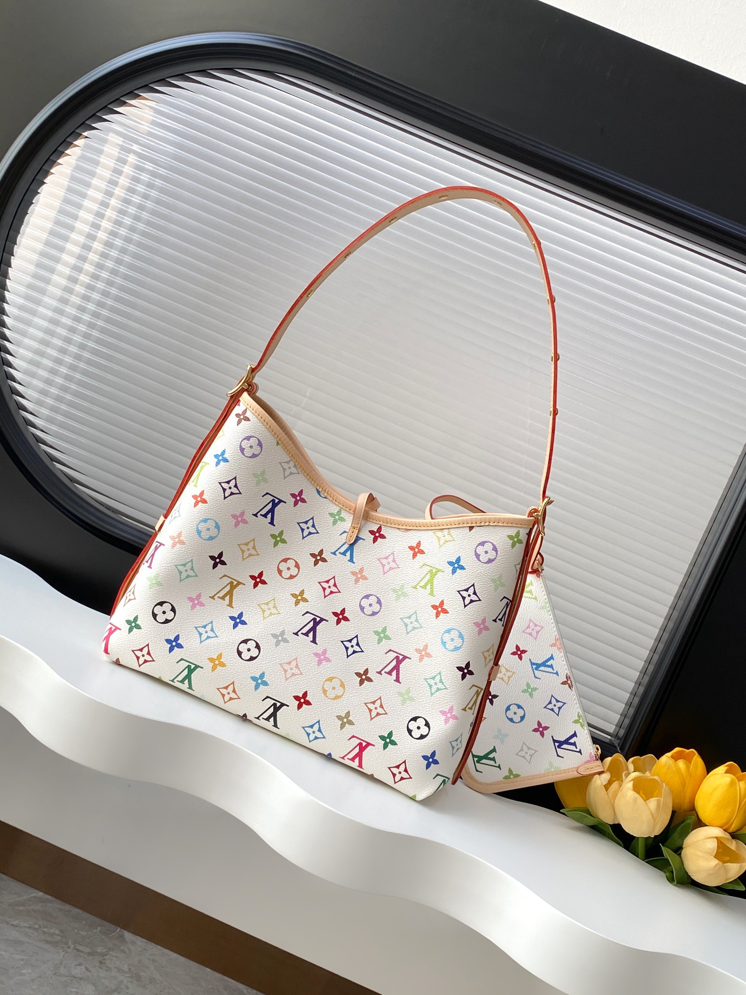 Louis Vuitton CarryAll Small Crossbody Bag in Monogram Canvas - Image 3