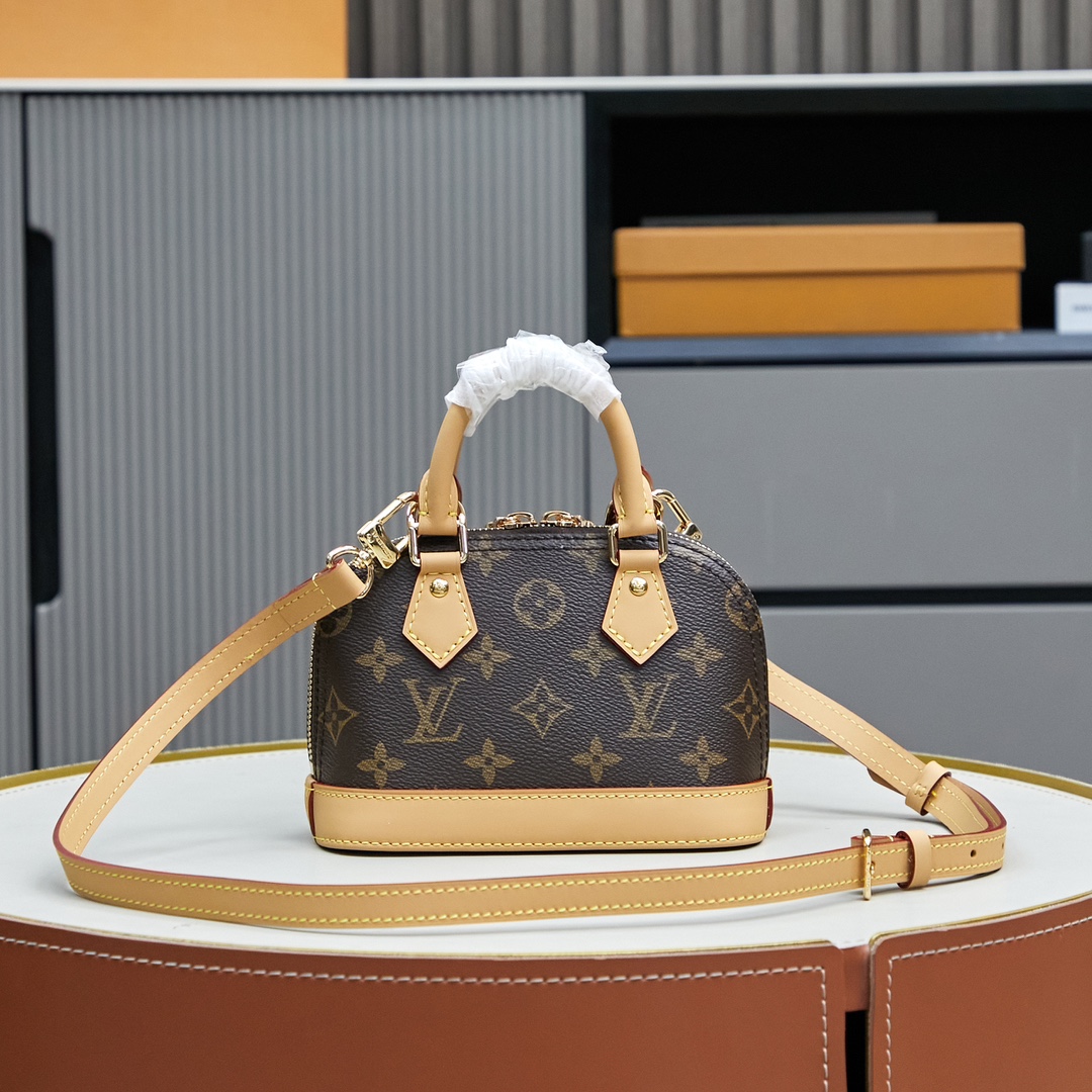 Louis Vuitton Nano Alma Monogram Canvas Handbag - Image 3