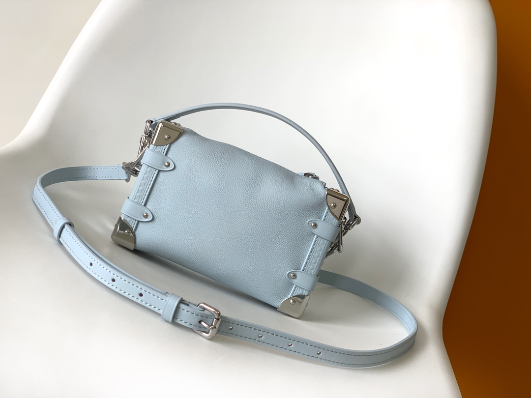 Louis Vuitton Side Trunk Small Handbag in Grained Cowhide Leather - Image 3