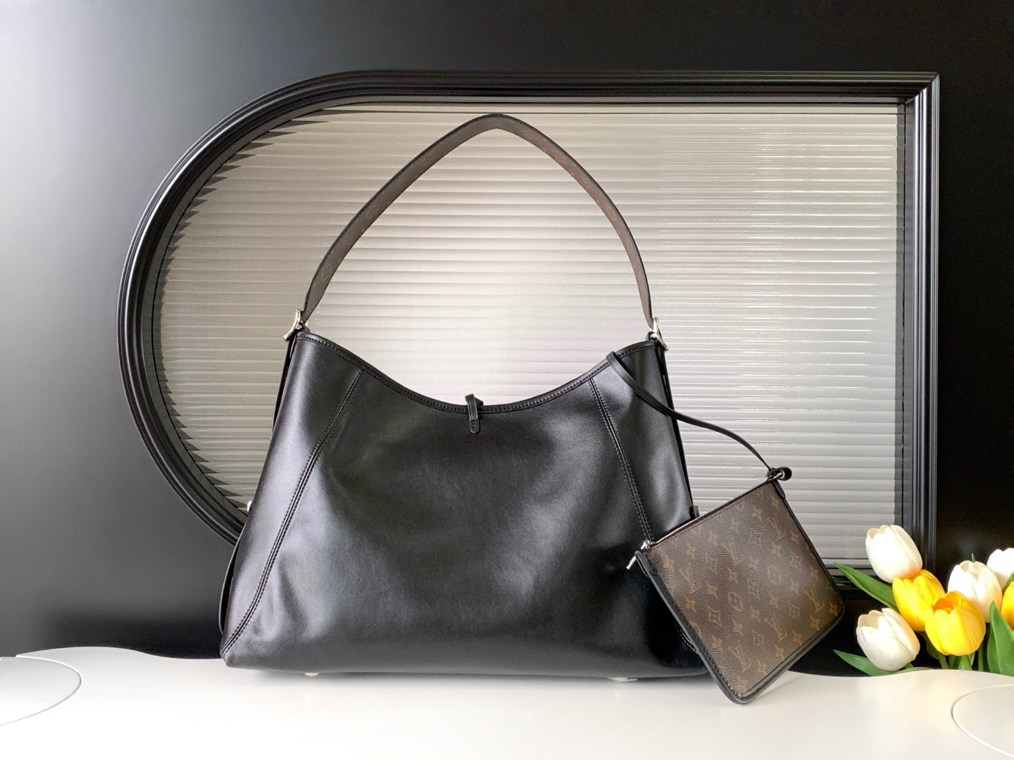 Louis Vuitton CarryAll Dark Medium Handbag M25143 - Image 3