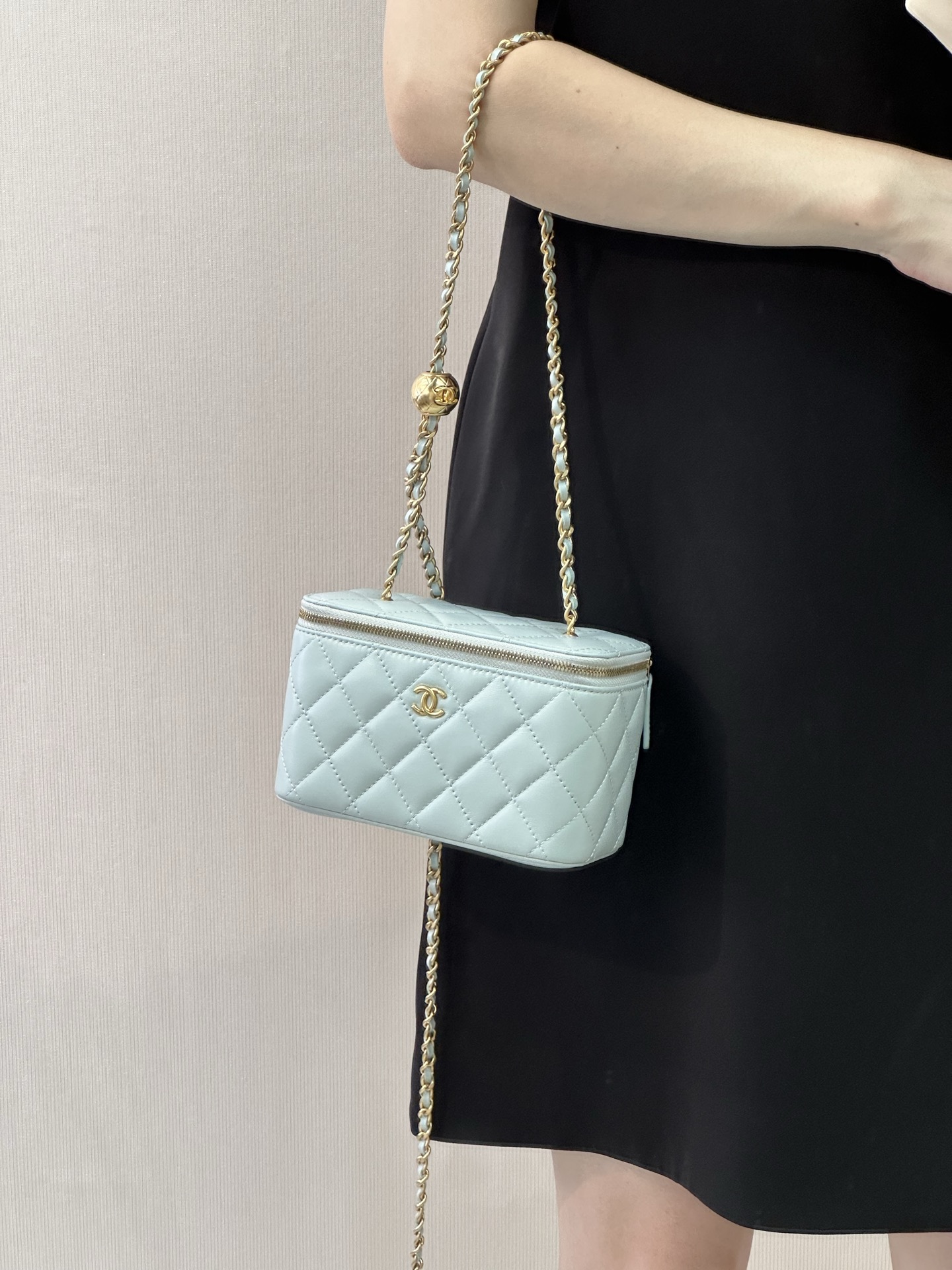 Chanel Gold Ball Box Crossbody Bag - Image 3
