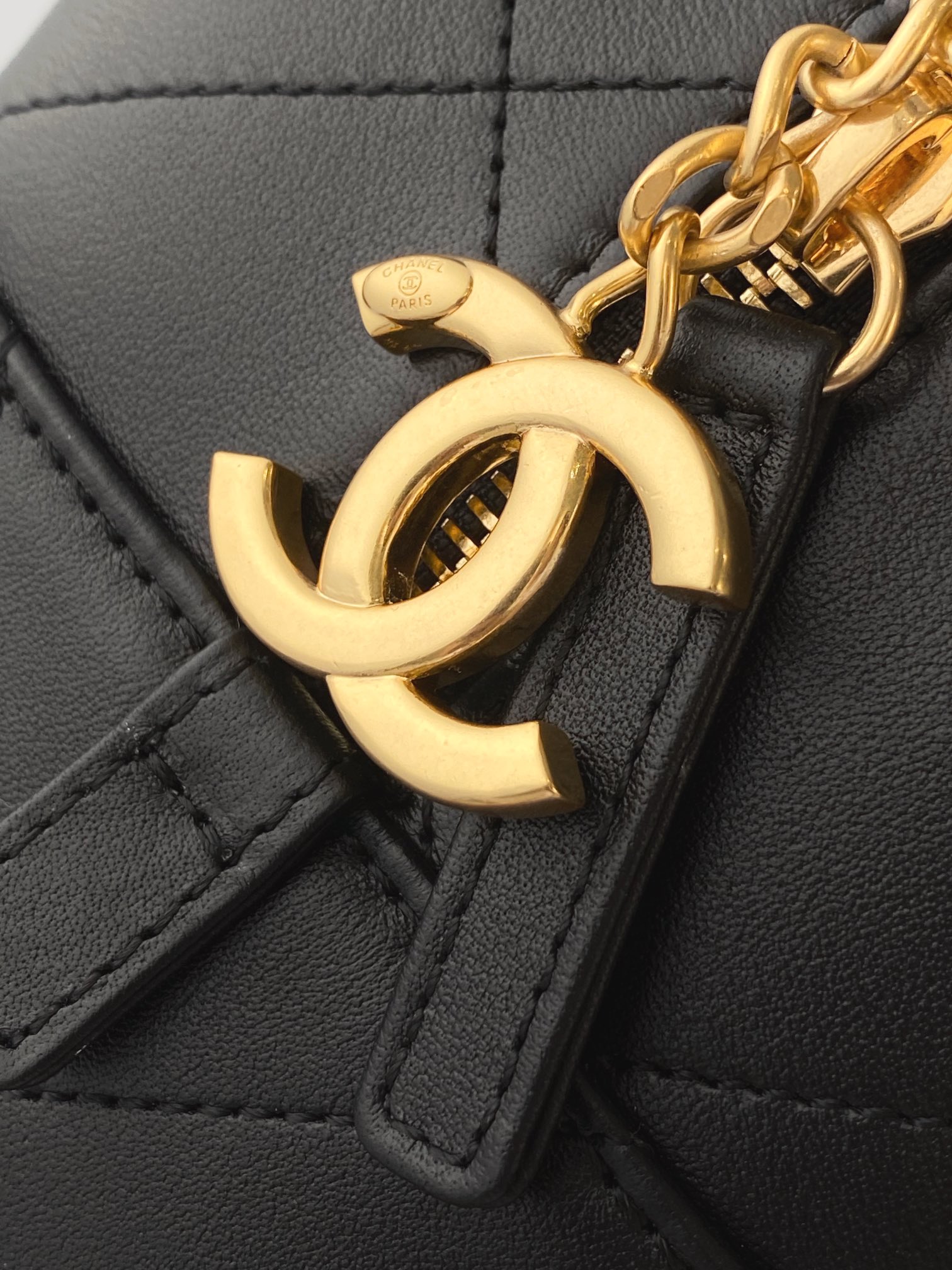 CHANEL Calfskin Bowling Bag - Image 3