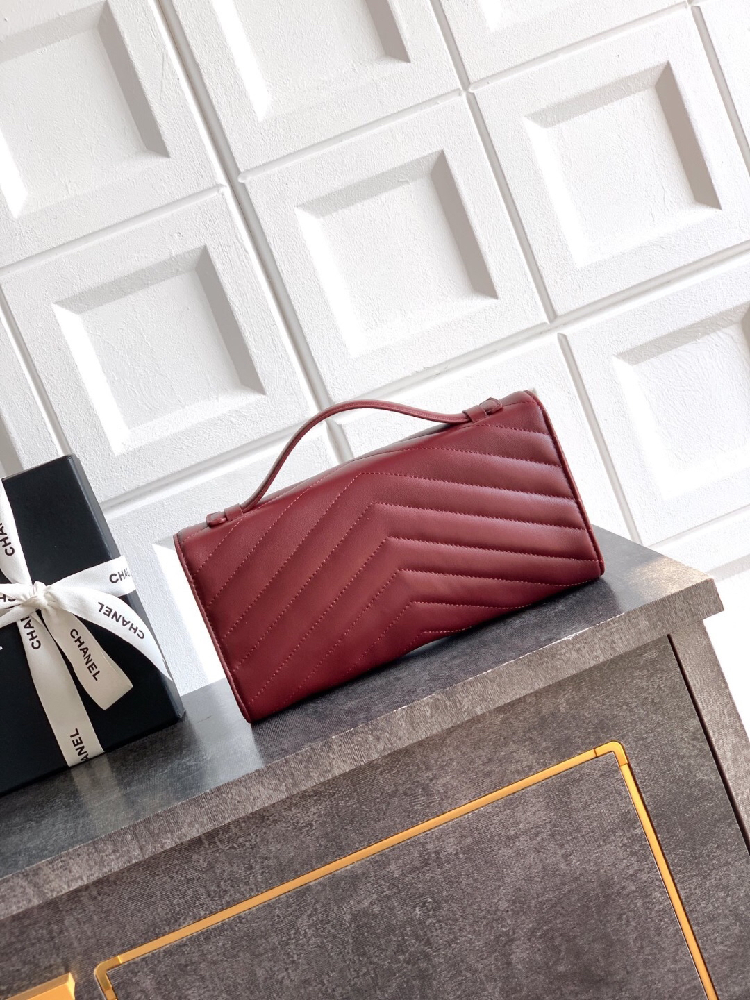 OHANEL Burgundy 26X Series AS6044 Handbag - Image 3