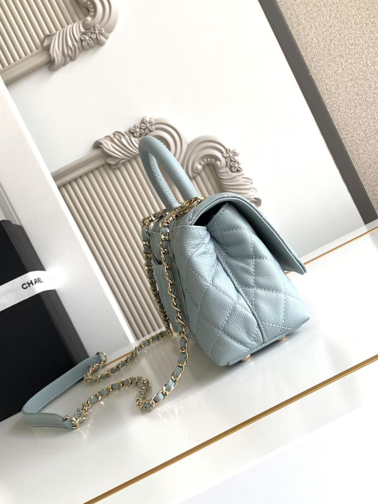 Chanel Coco Handle Mini Handbag AS2215 - Image 3