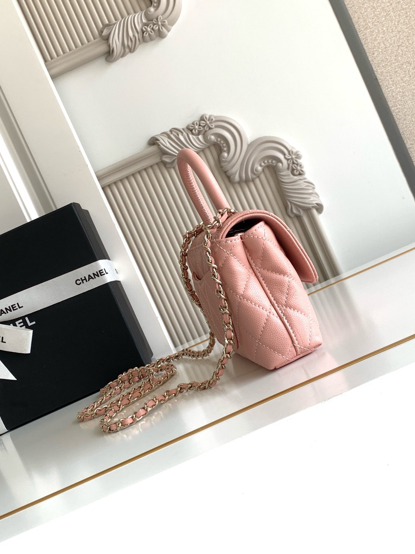 Chanel Coco Handle Classic Top-Handle Handbag - Image 3