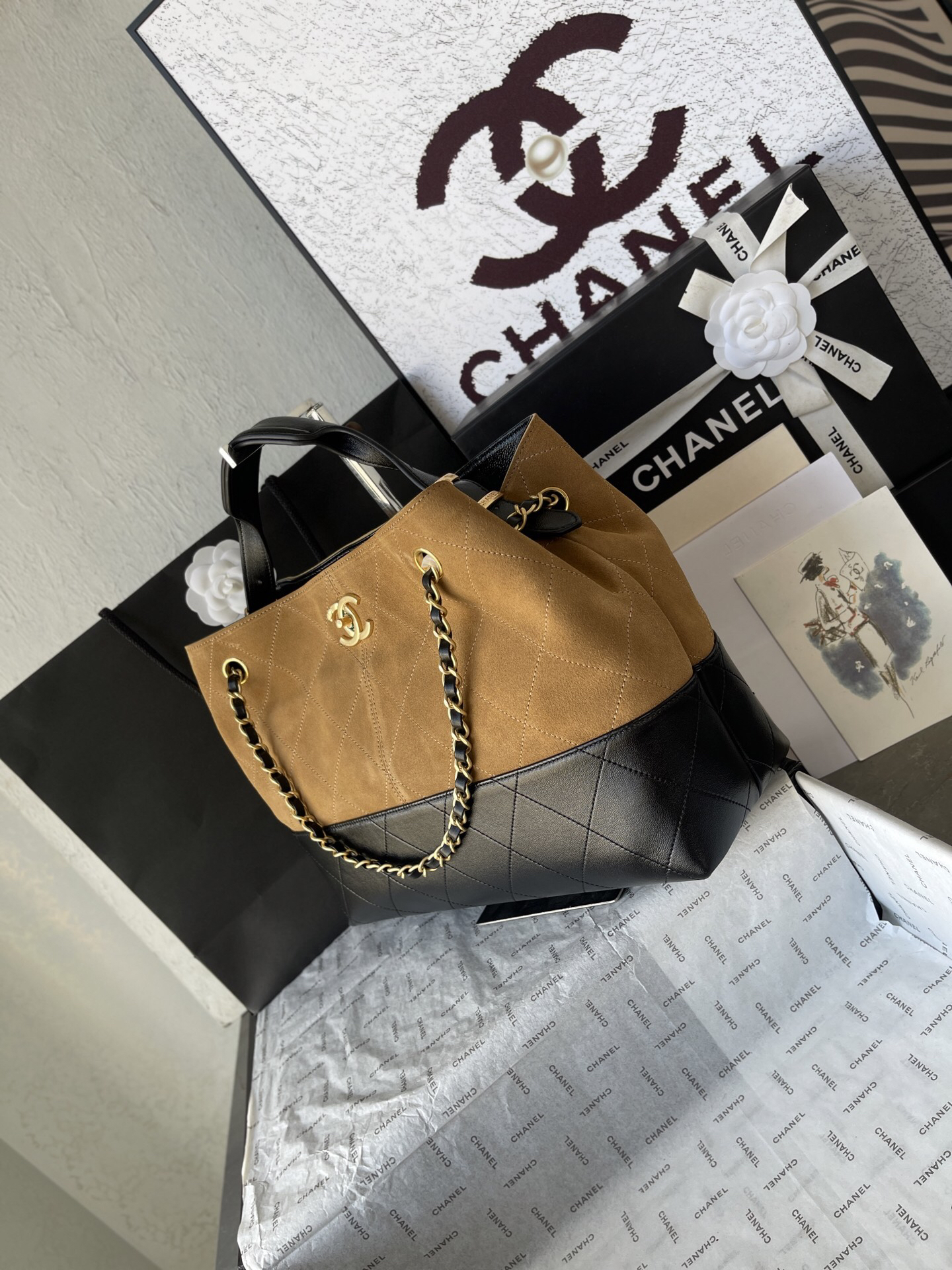 Handcrafted Deerskin Bag - Image 3