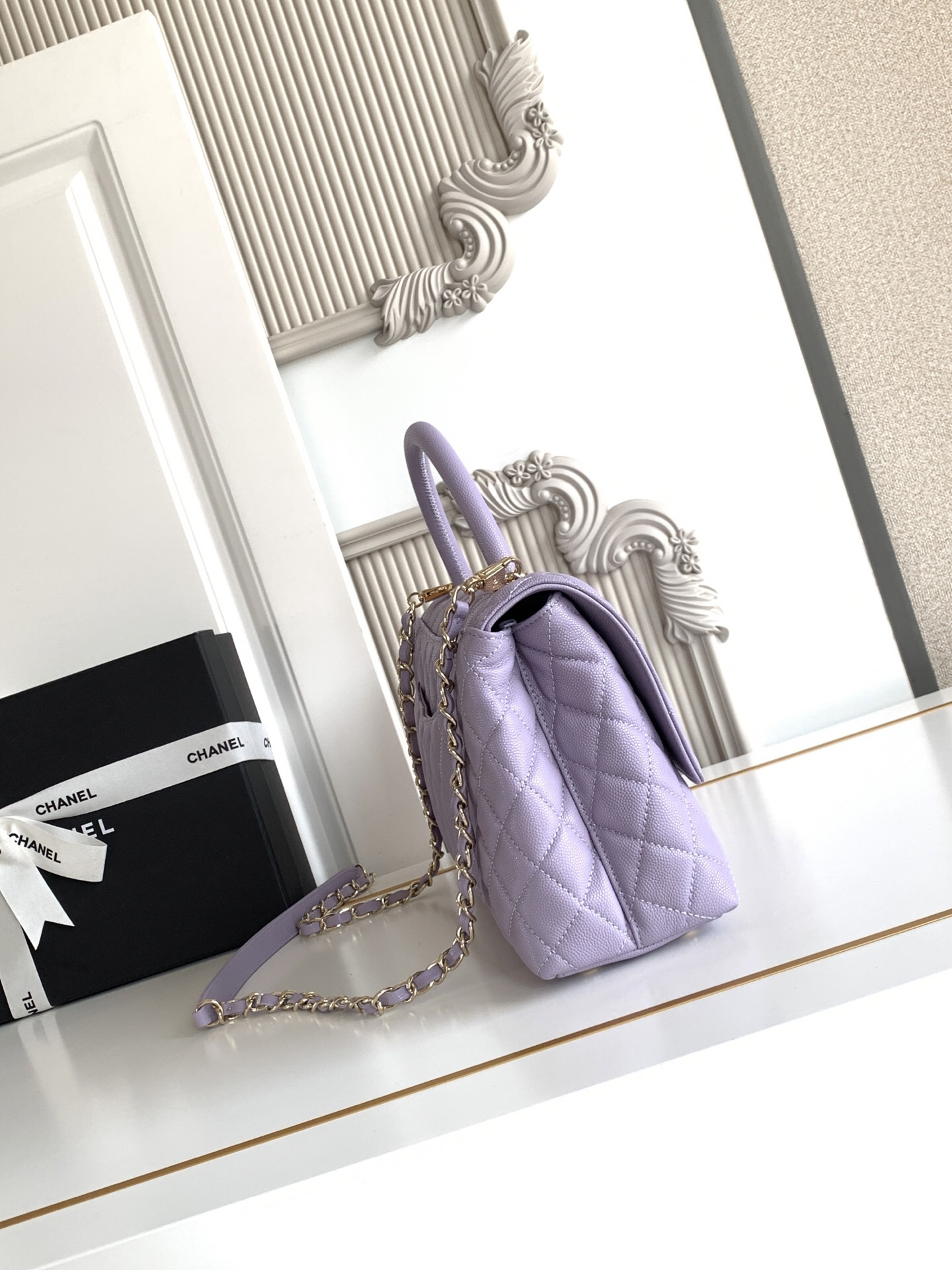 Chanel Coco Handle Mini Top Handle Bag - Image 3