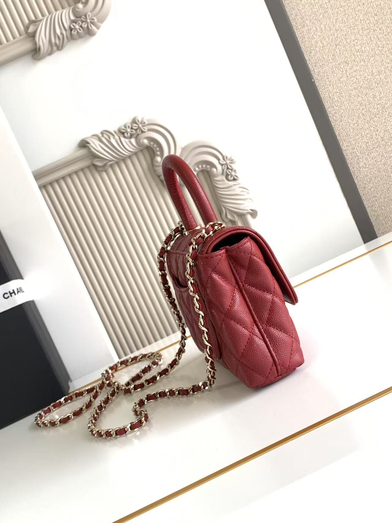 Chanel Coco Handle Classic Top-Handle Handbag - Image 3