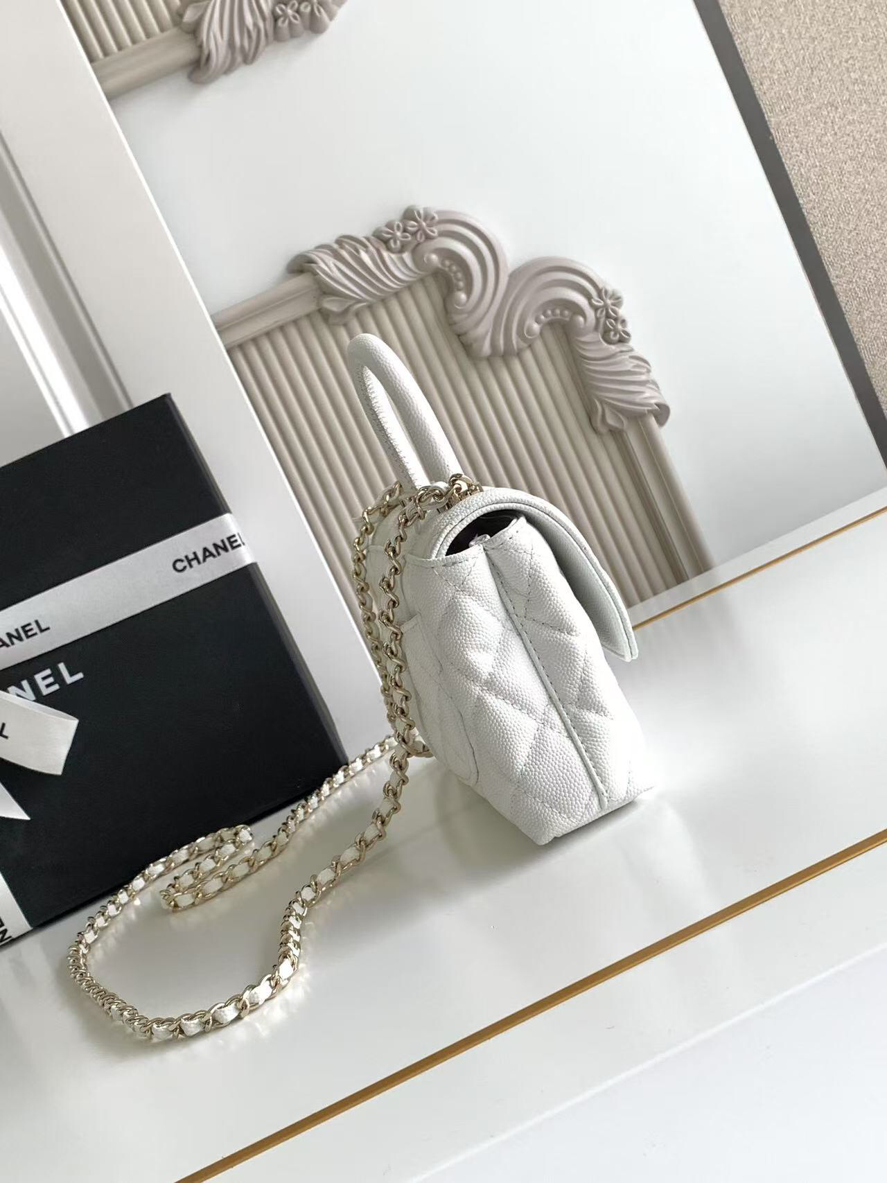 Chanel Coco Handle Flap Top-Handle Bag - Image 3