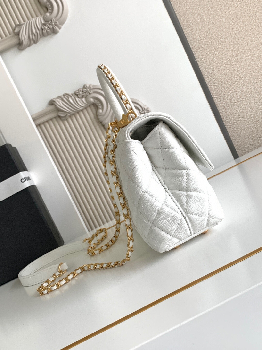 Chanel Coco Handle Mini Top Handle Bag - Image 3