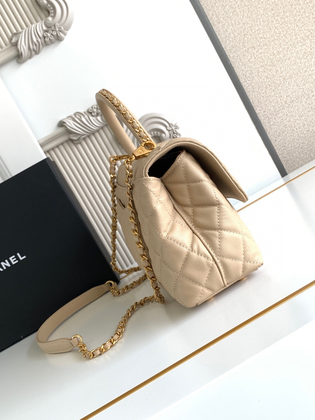 Chanel Coco Handle Flap Top-Handle Handbag - Image 3