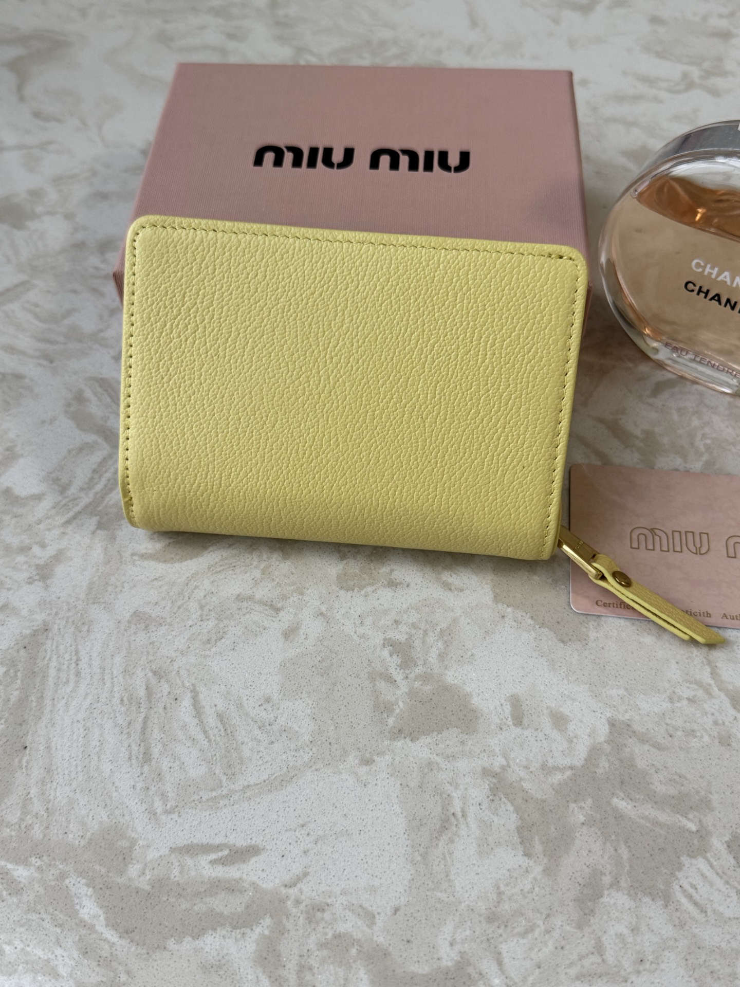 Miu Miu Leather Wallet with Multiple Card Slots - Image 3