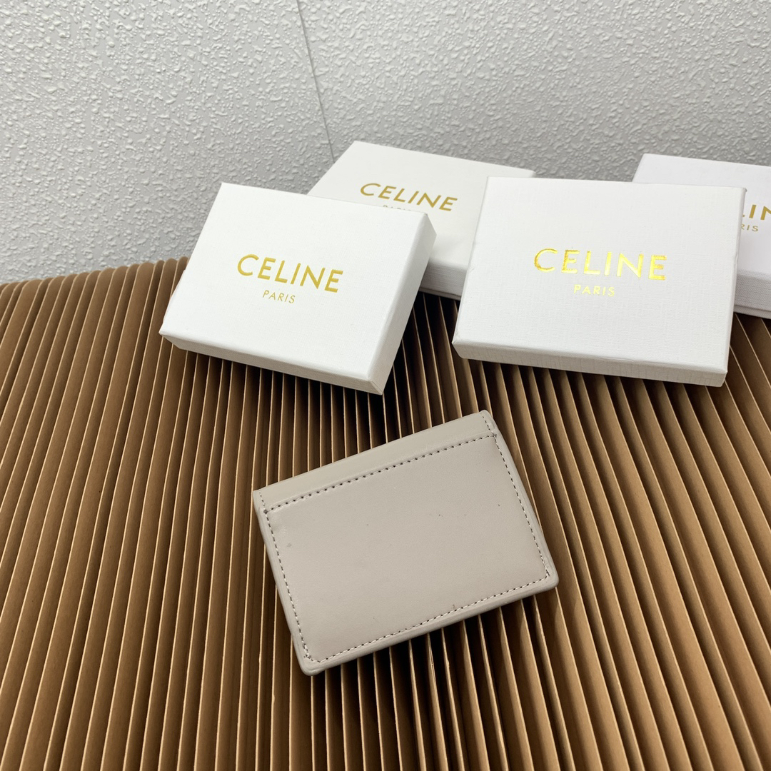 CELINE Triomphe Card Holder in Coated Canvas - Image 3