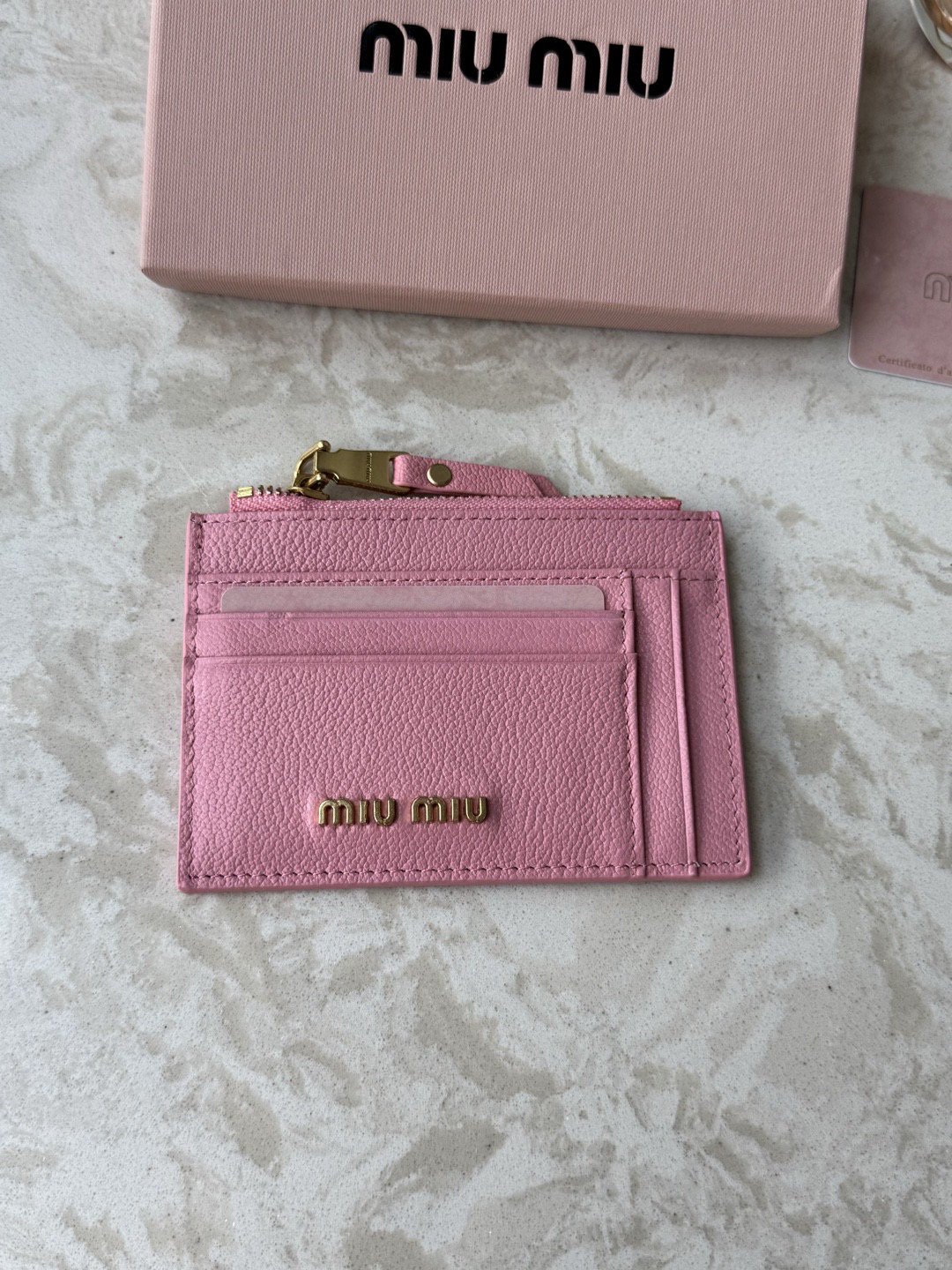 Miu Miu Leather Slim Card Holder - Image 3