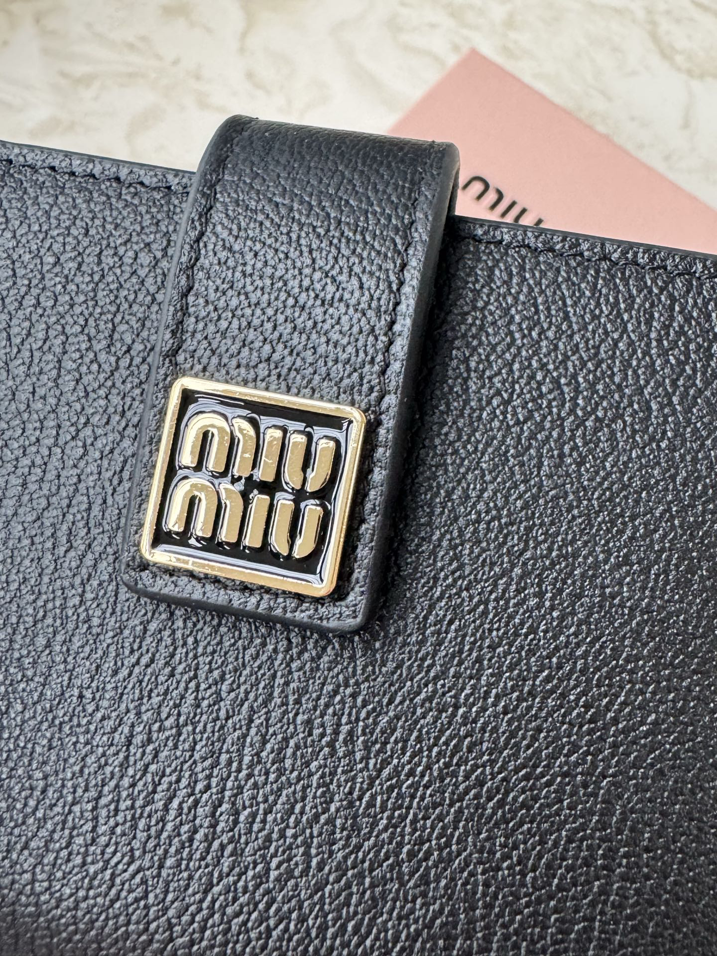 Miu Miu Calfskin Card Holder - Image 3