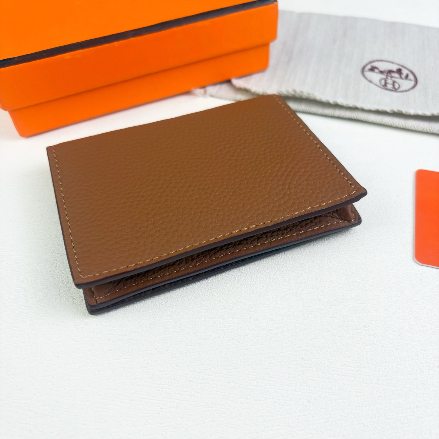 Hermès Togo Leather Card Holder - Image 3