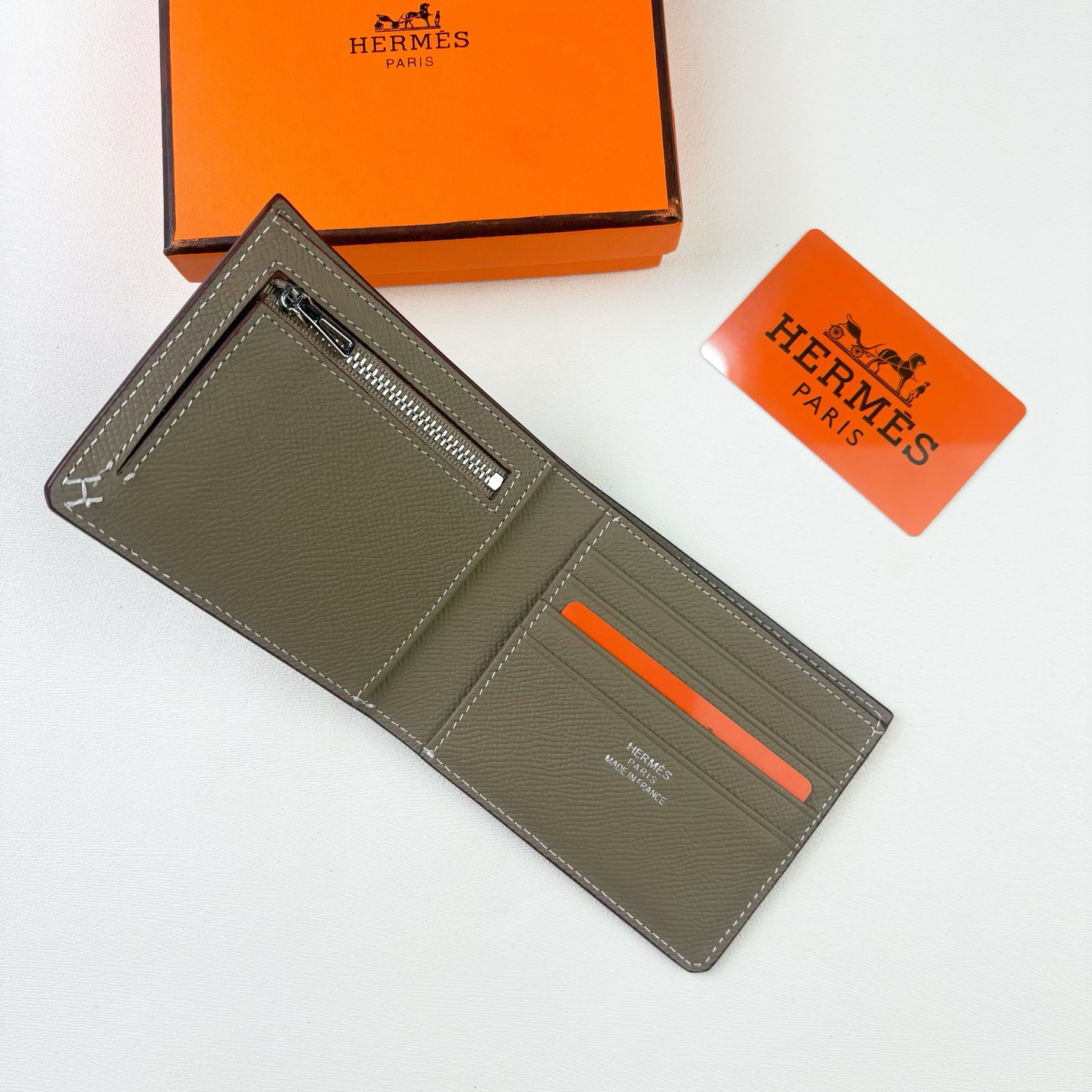 Hermès Empson Calfskin Short Wallet - Image 3