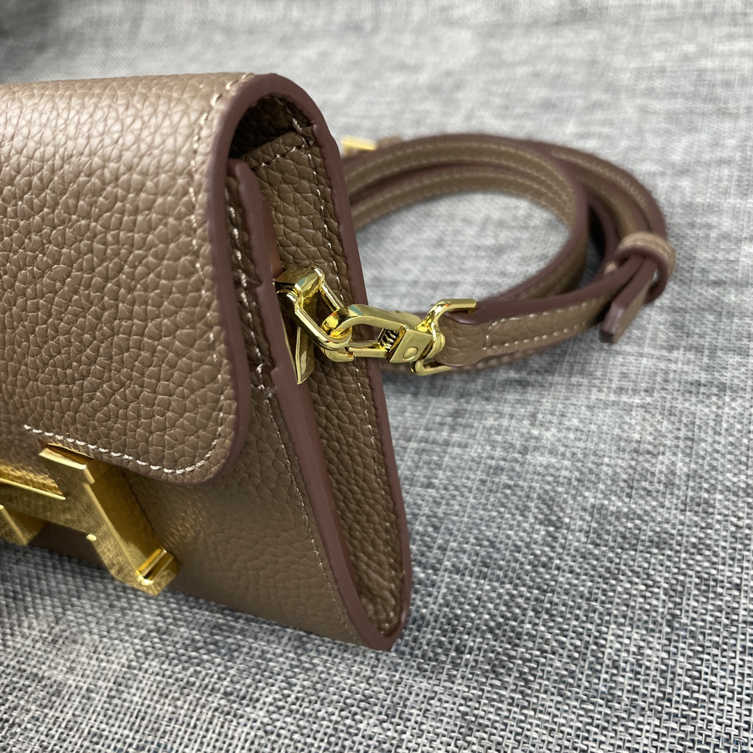 Hermes Constance Mini Togo Leather Shoulder Bag - Image 3